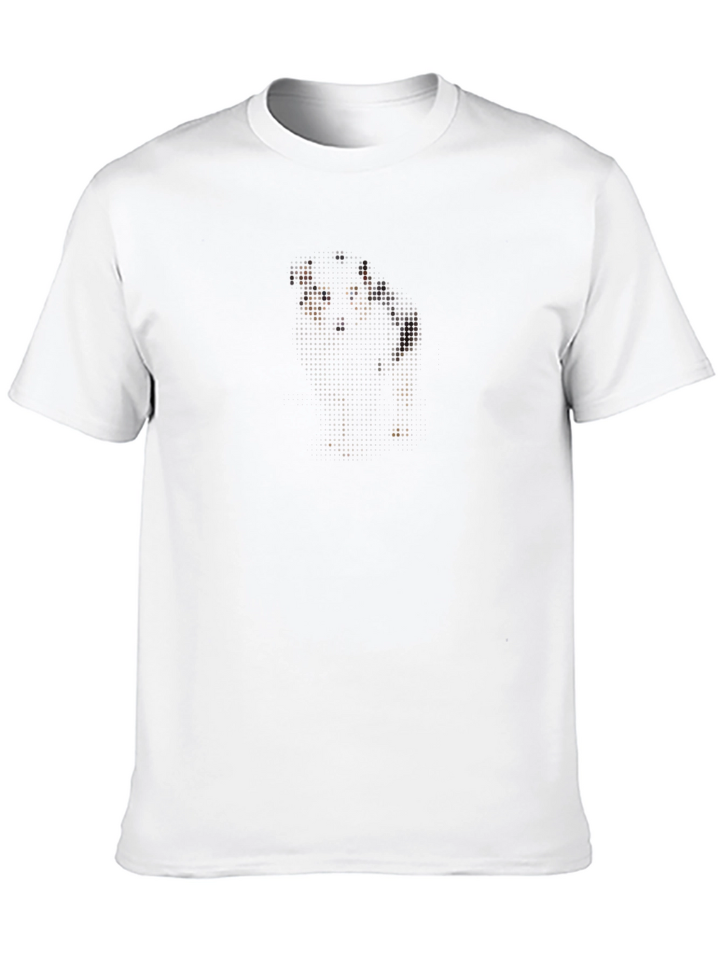Graphic Pixelated Duo Black T-Shirt