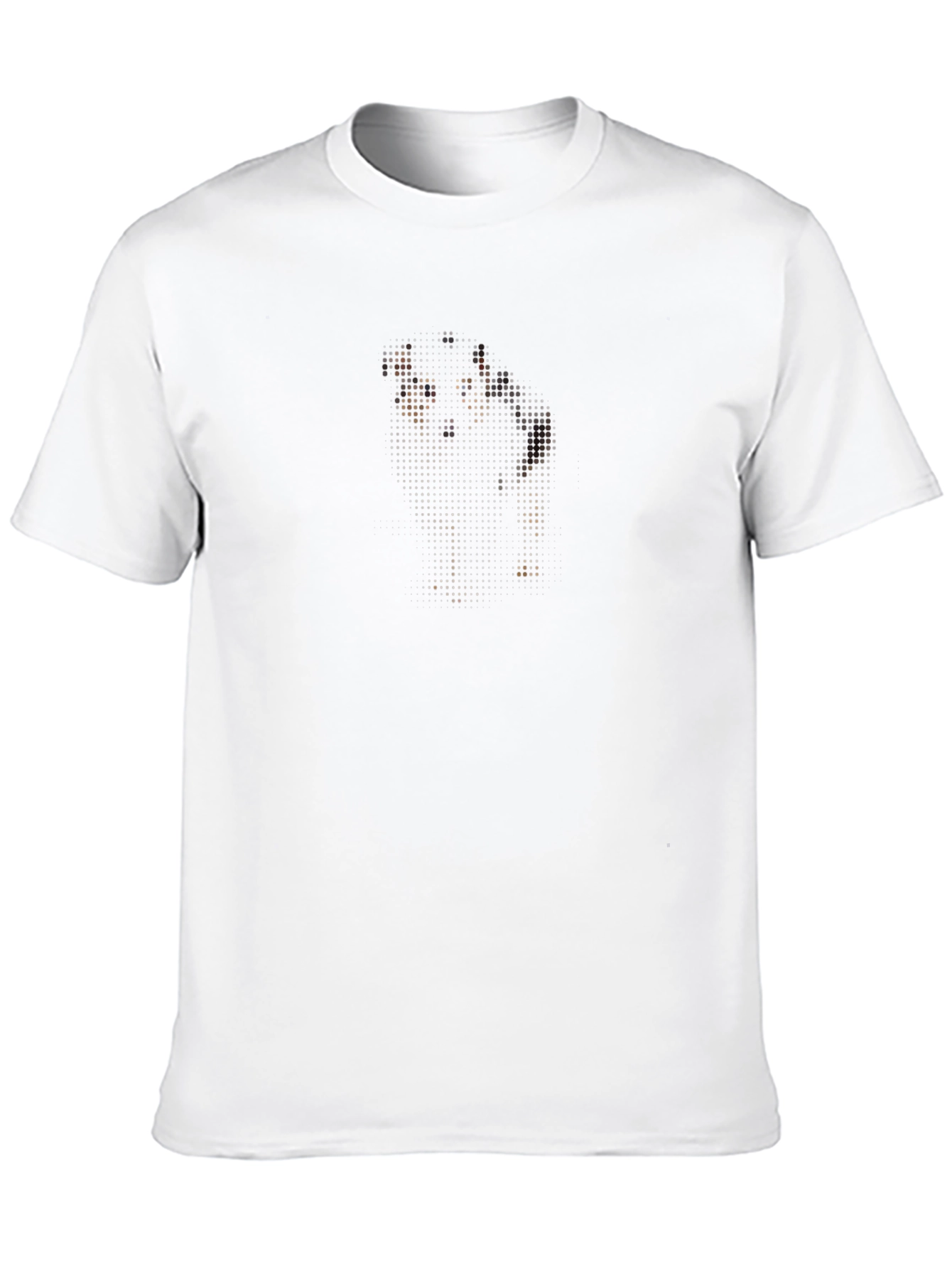 Graphic Pixelated Duo Black T-Shirt