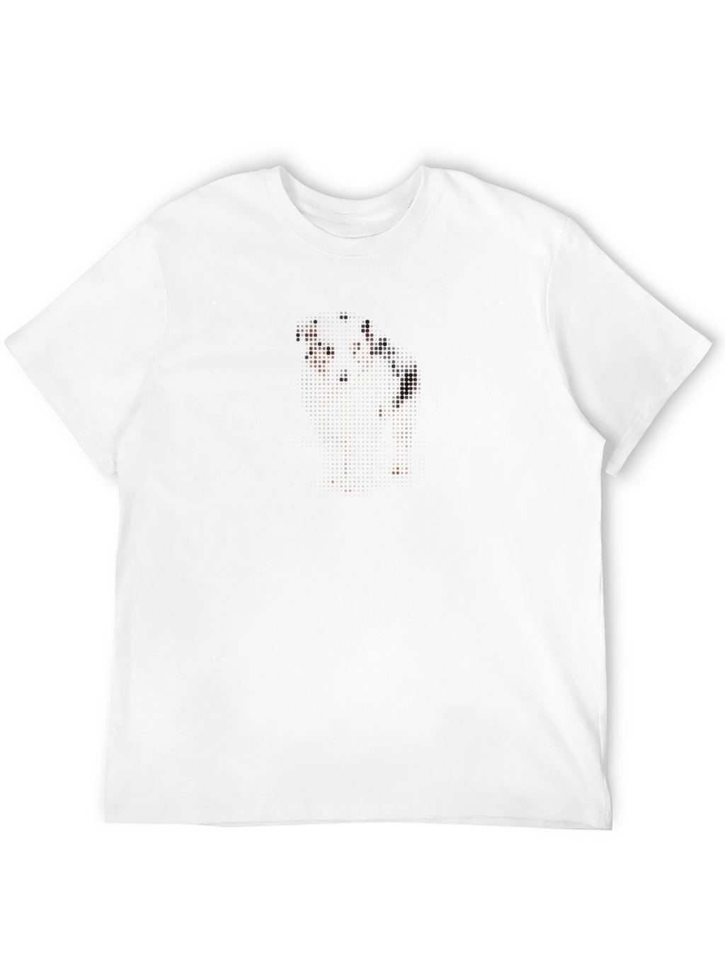 Graphic Pixelated Duo Black T-Shirt
