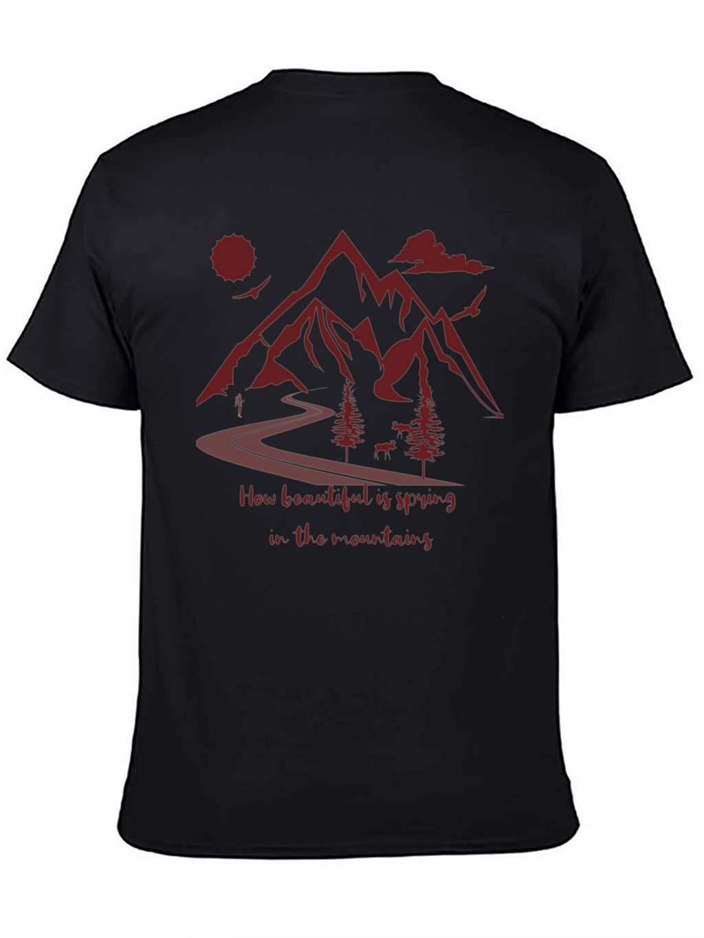 Mountain Spring T-Shirt: Nature Lovers Tee