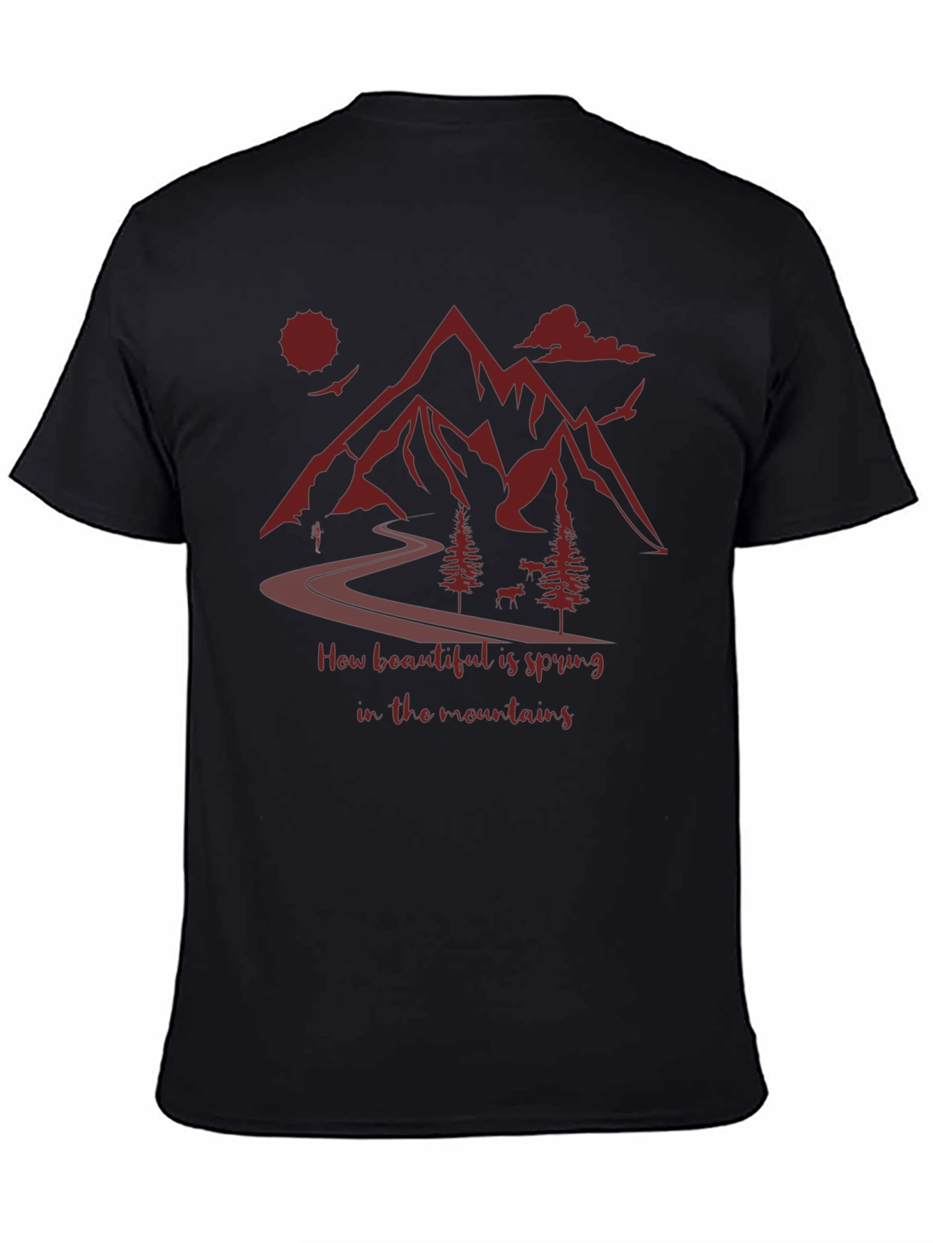 Mountain Spring T-Shirt: Nature Lovers Tee