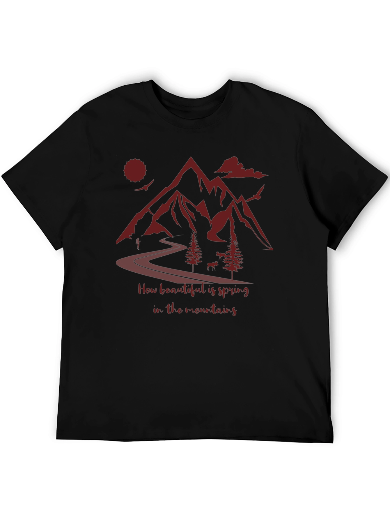 Mountain Spring T-Shirt: Nature Lovers Tee