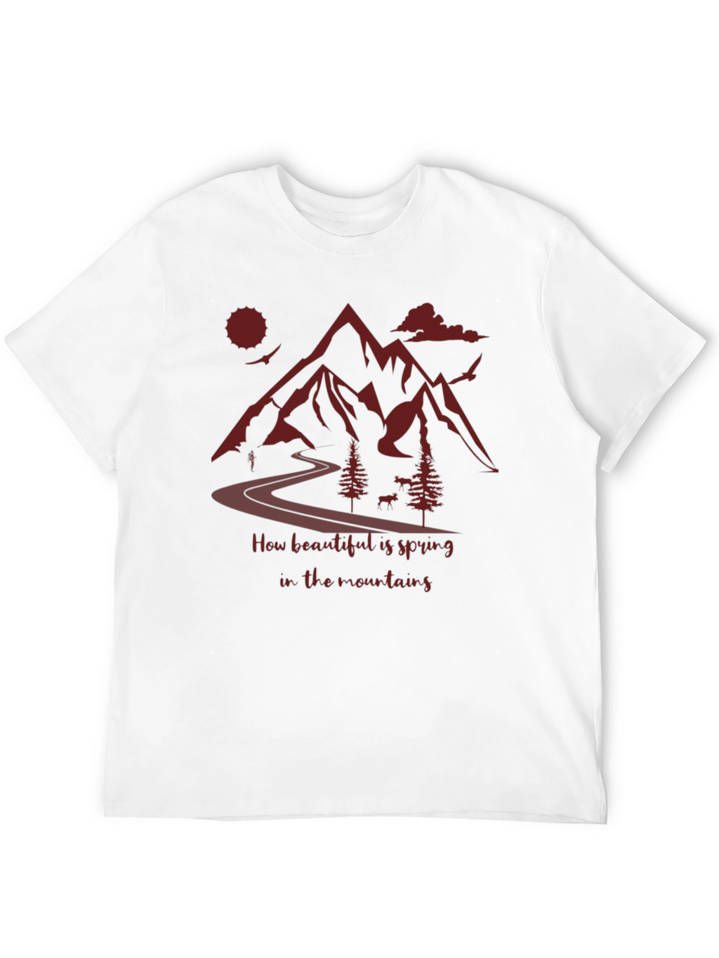 Mountain Spring T-Shirt: Nature Lovers Tee