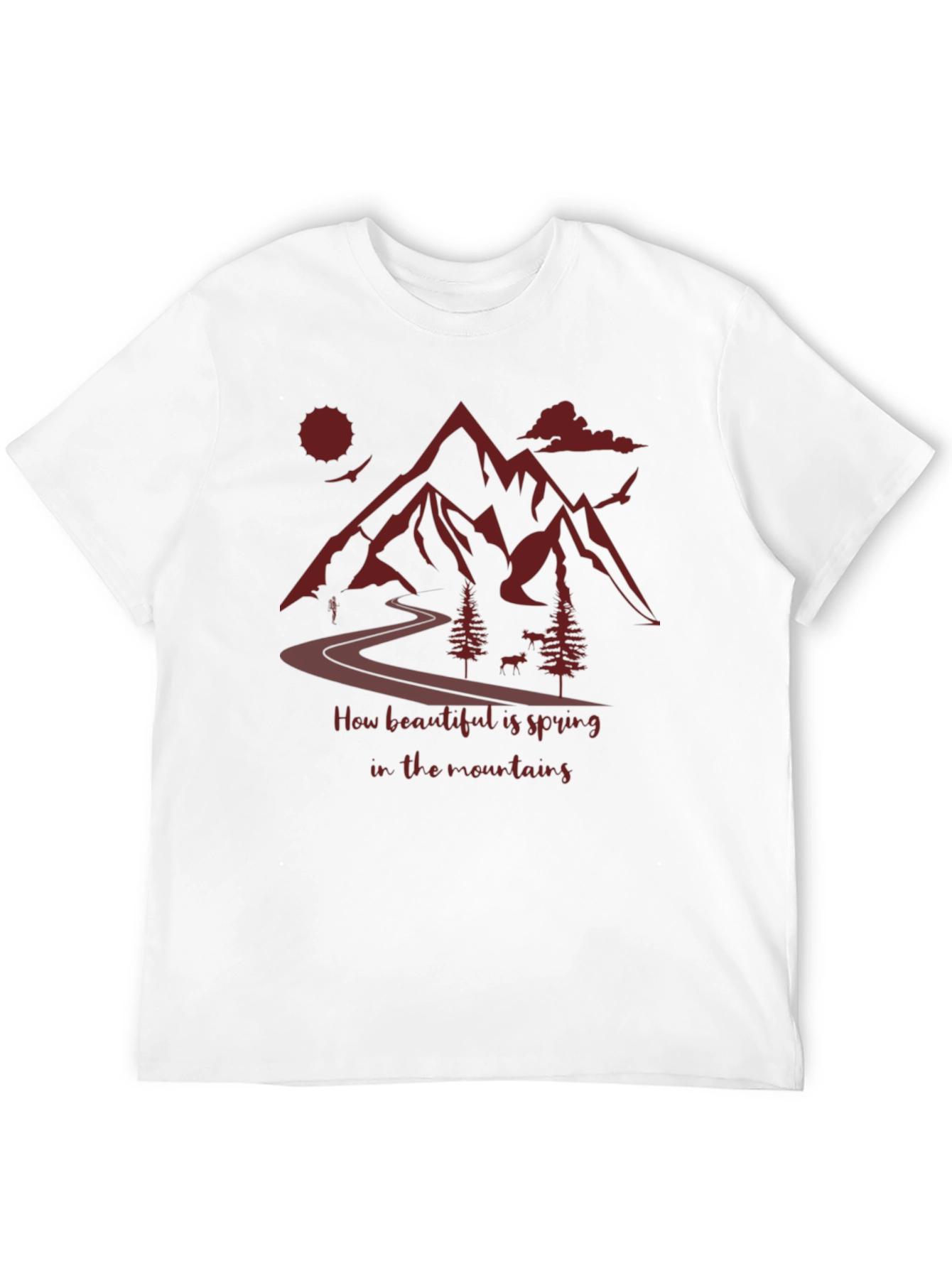 Mountain Spring T-Shirt: Nature Lovers Tee