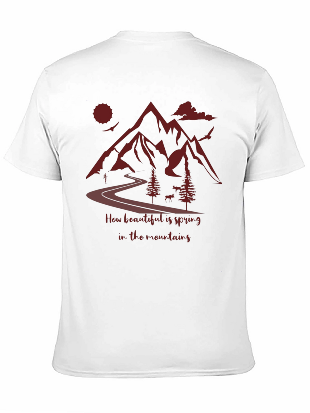 Mountain Spring T-Shirt: Nature Lovers Tee