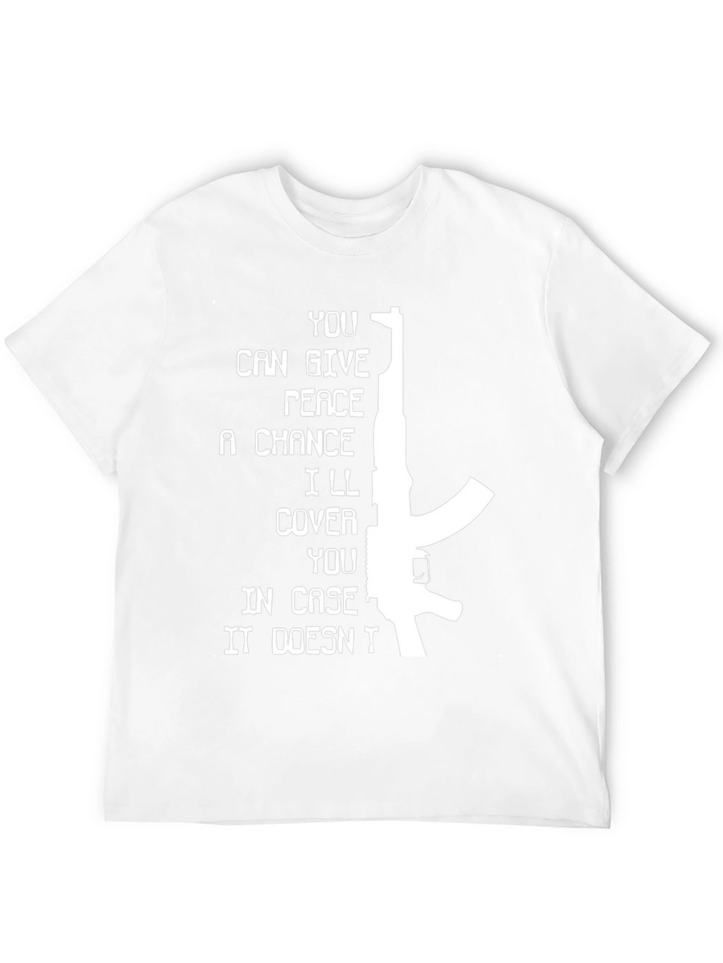 Give Peace a Chance Mens Graphic T-Shirt