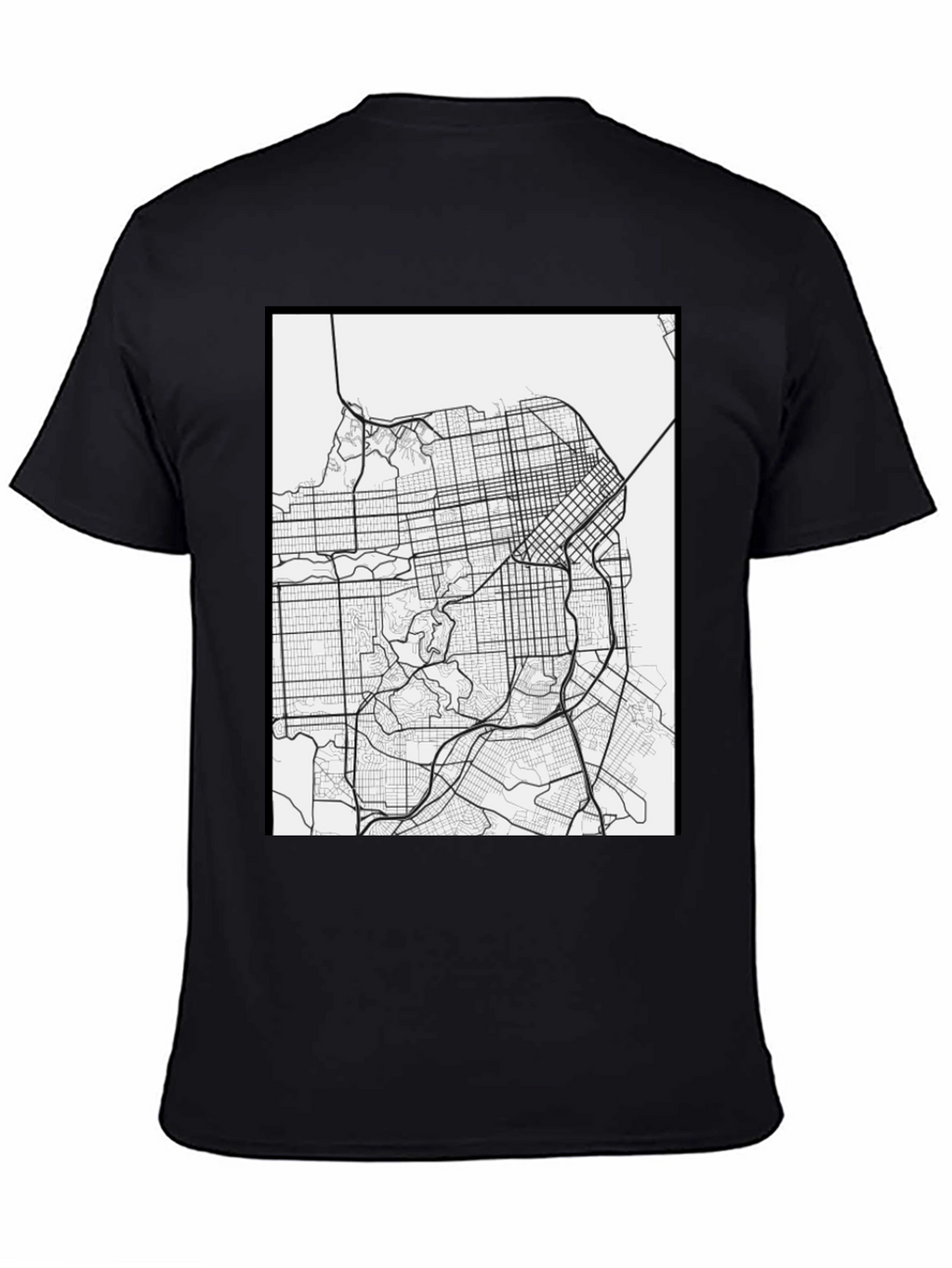 San Francisco Map Graphic Tee - Cityscape T-Shirt