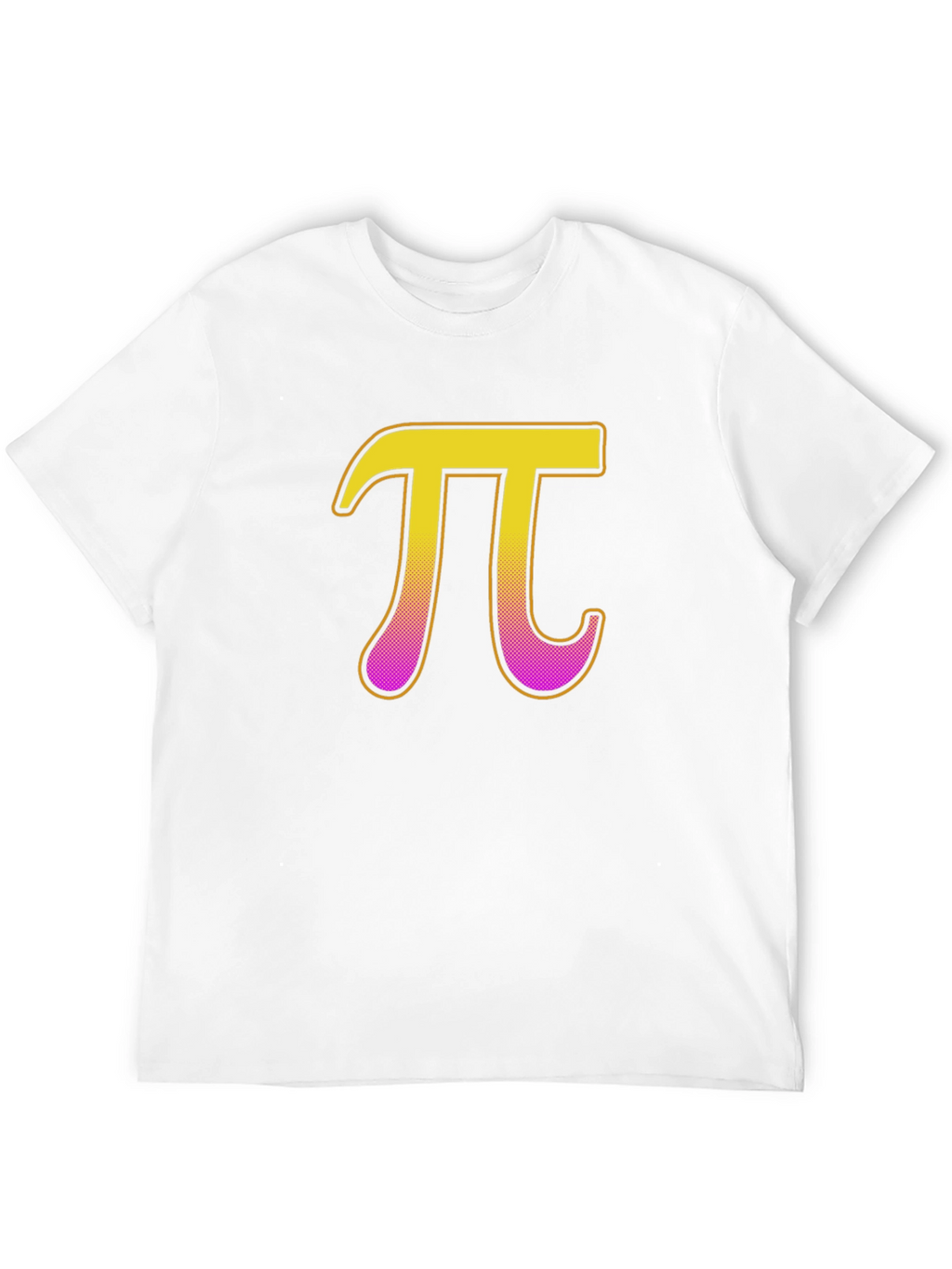 Pi Symbol Graphic T-Shirt - Black