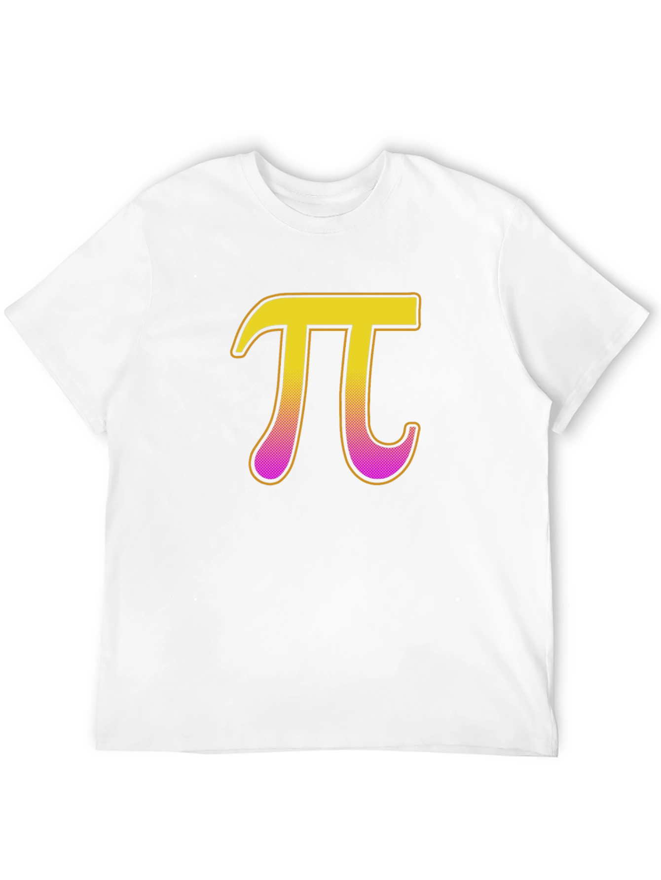 Pi Symbol Graphic T-Shirt - Black