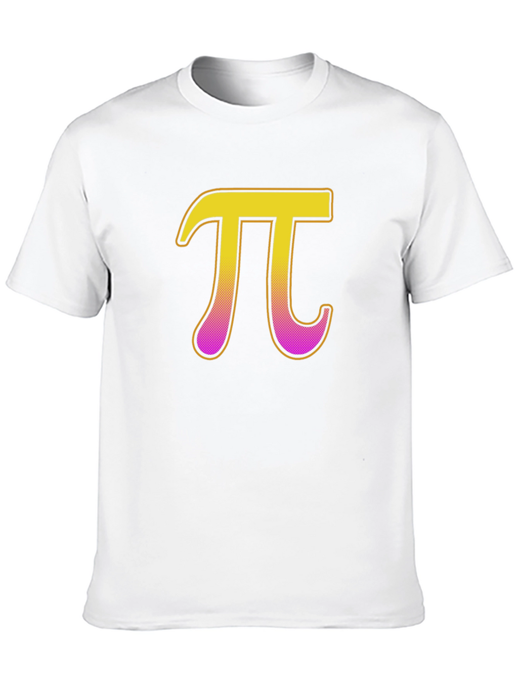 Pi Symbol Graphic T-Shirt - Black