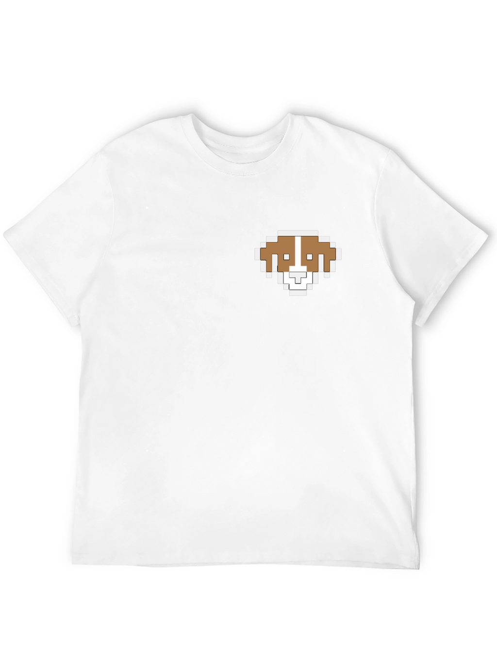 Pixel Dog T-Shirt - Black Short Sleeve