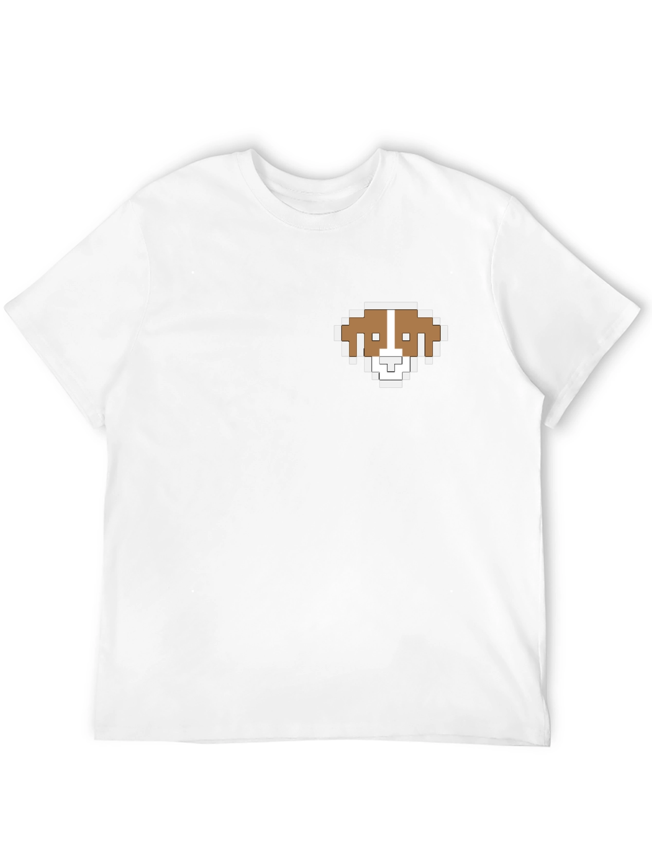 Pixel Dog T-Shirt - Black Short Sleeve