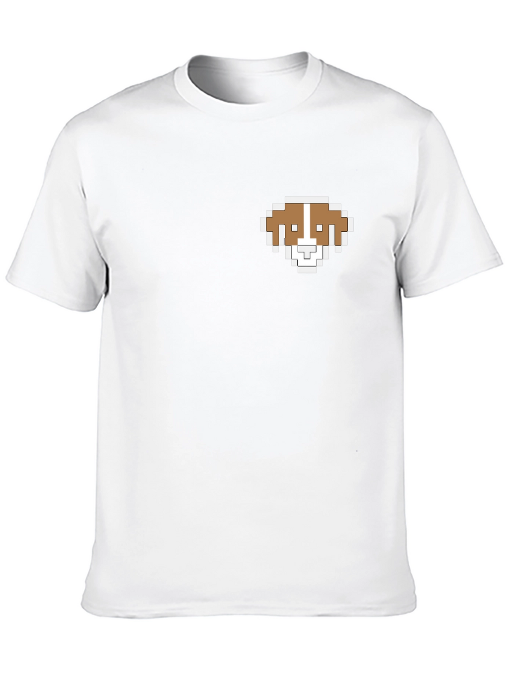Pixel Dog T-Shirt - Black Short Sleeve