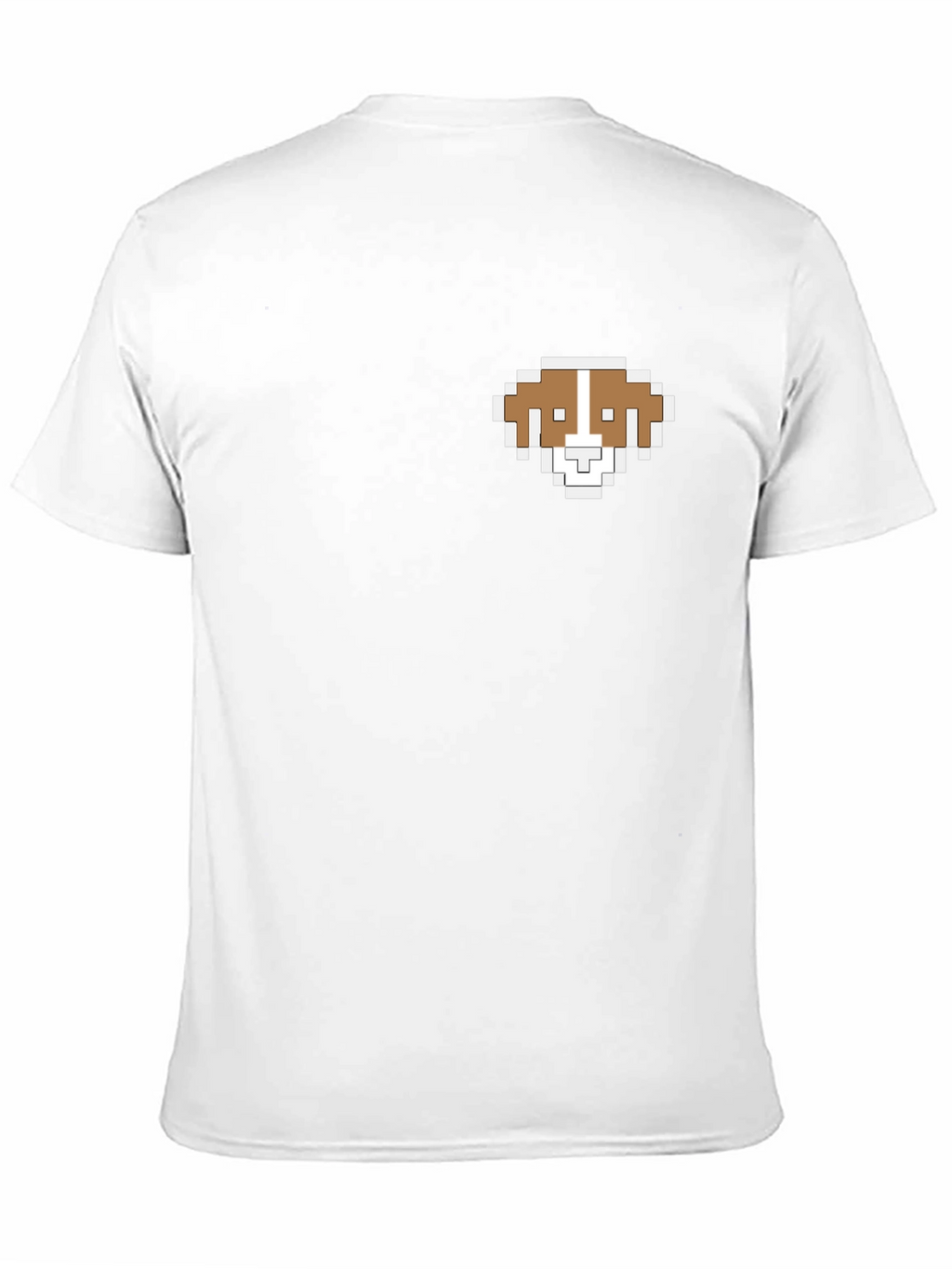 Pixel Dog T-Shirt - Black Short Sleeve