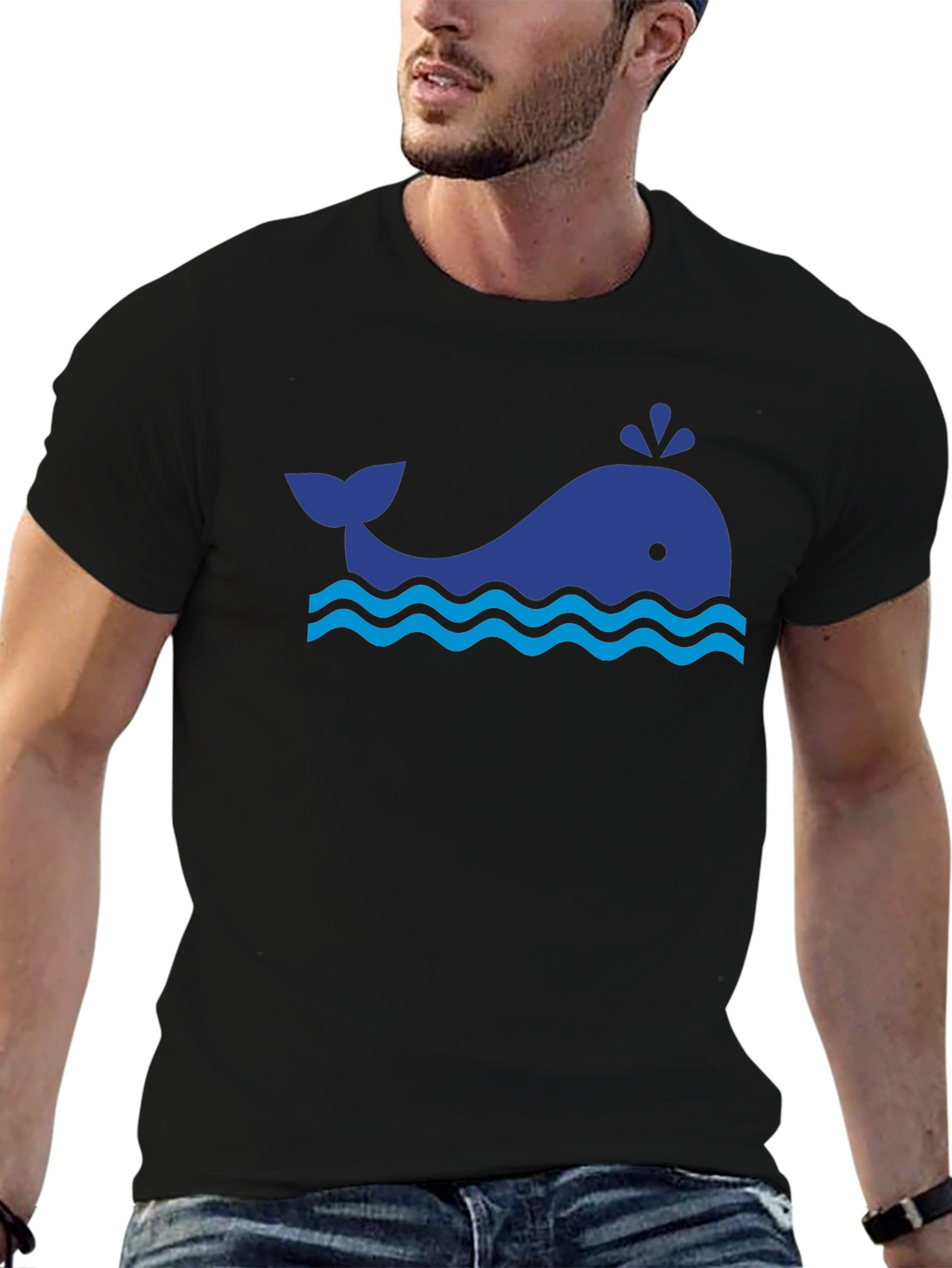 Whale Graphic Tee - Stylish Comfort