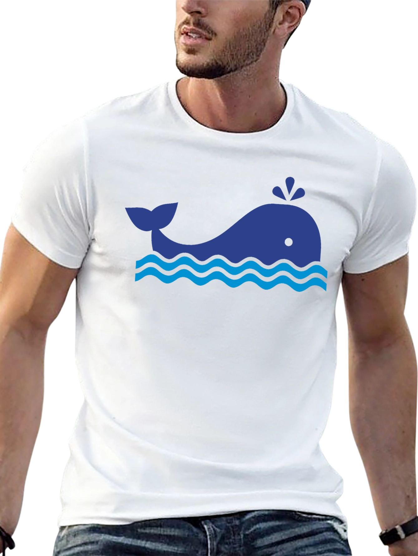 Whale Graphic Tee - Stylish Comfort