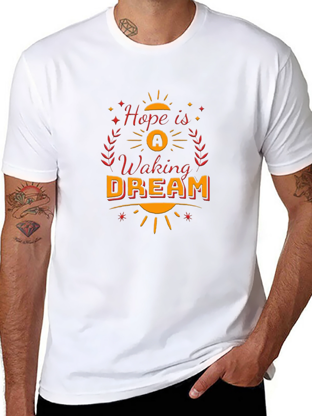 Hope Is A Waking Dream Graphic Tee - Black