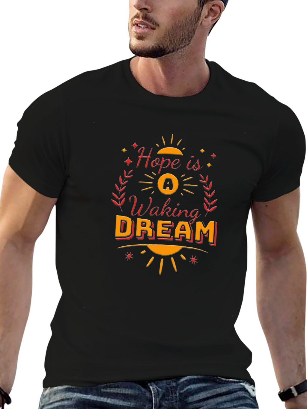Hope Is A Waking Dream Graphic Tee - Black