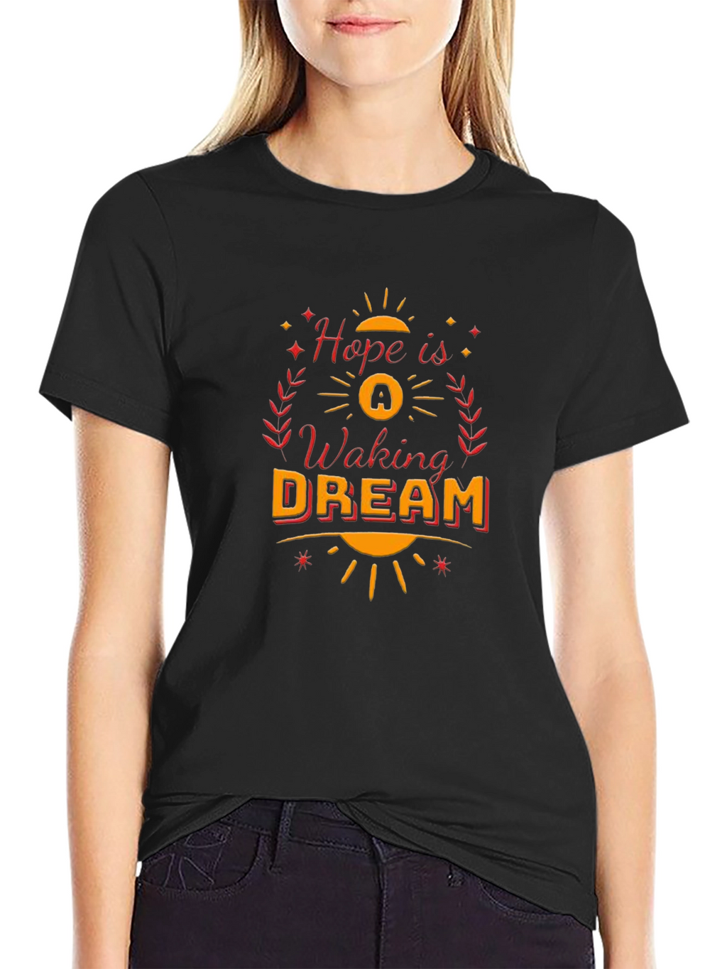 Hope Is A Waking Dream Graphic Tee - Black