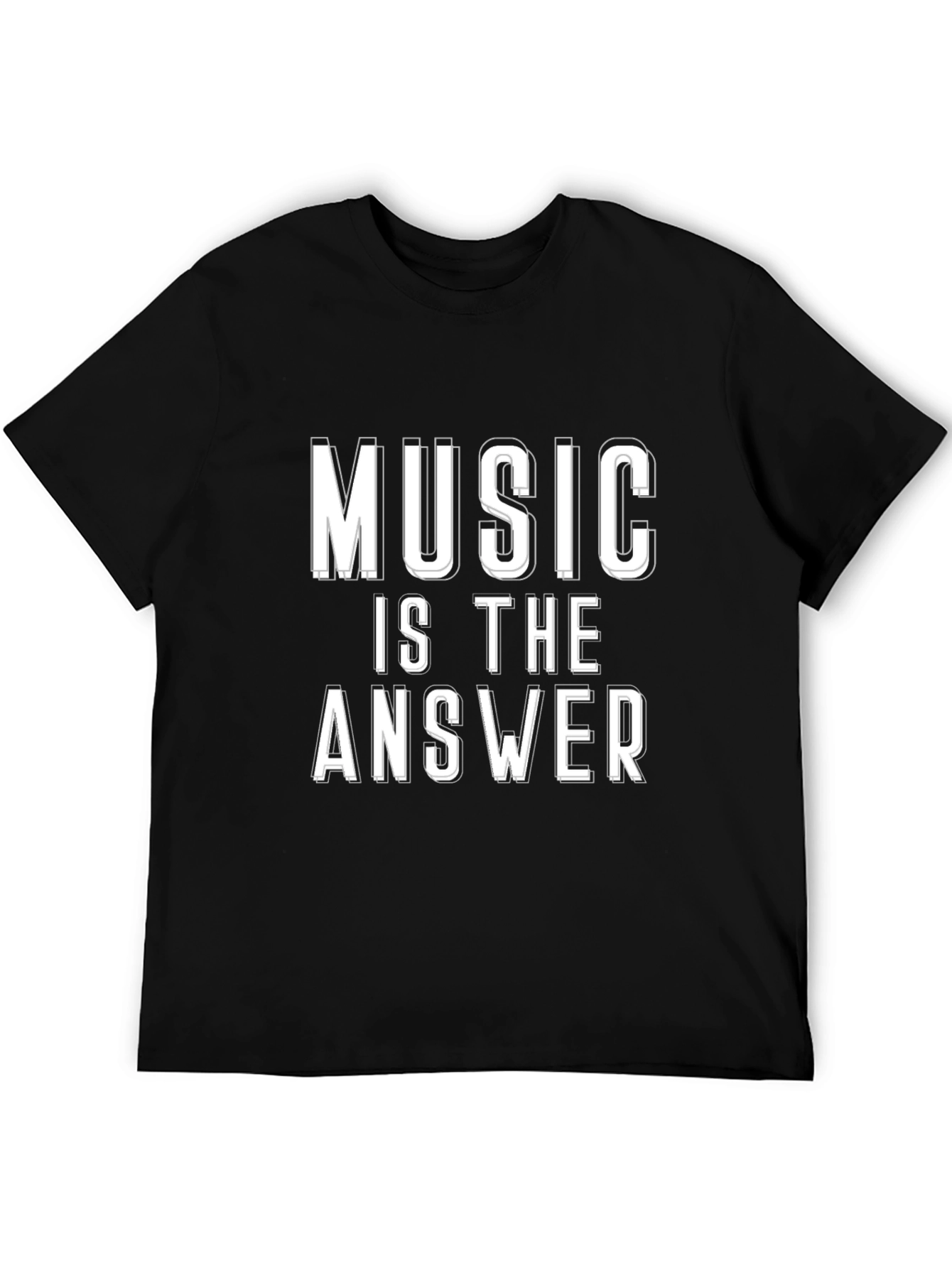 Music is The Answer Graphic Tee - Stylish Unisex T-Shirt