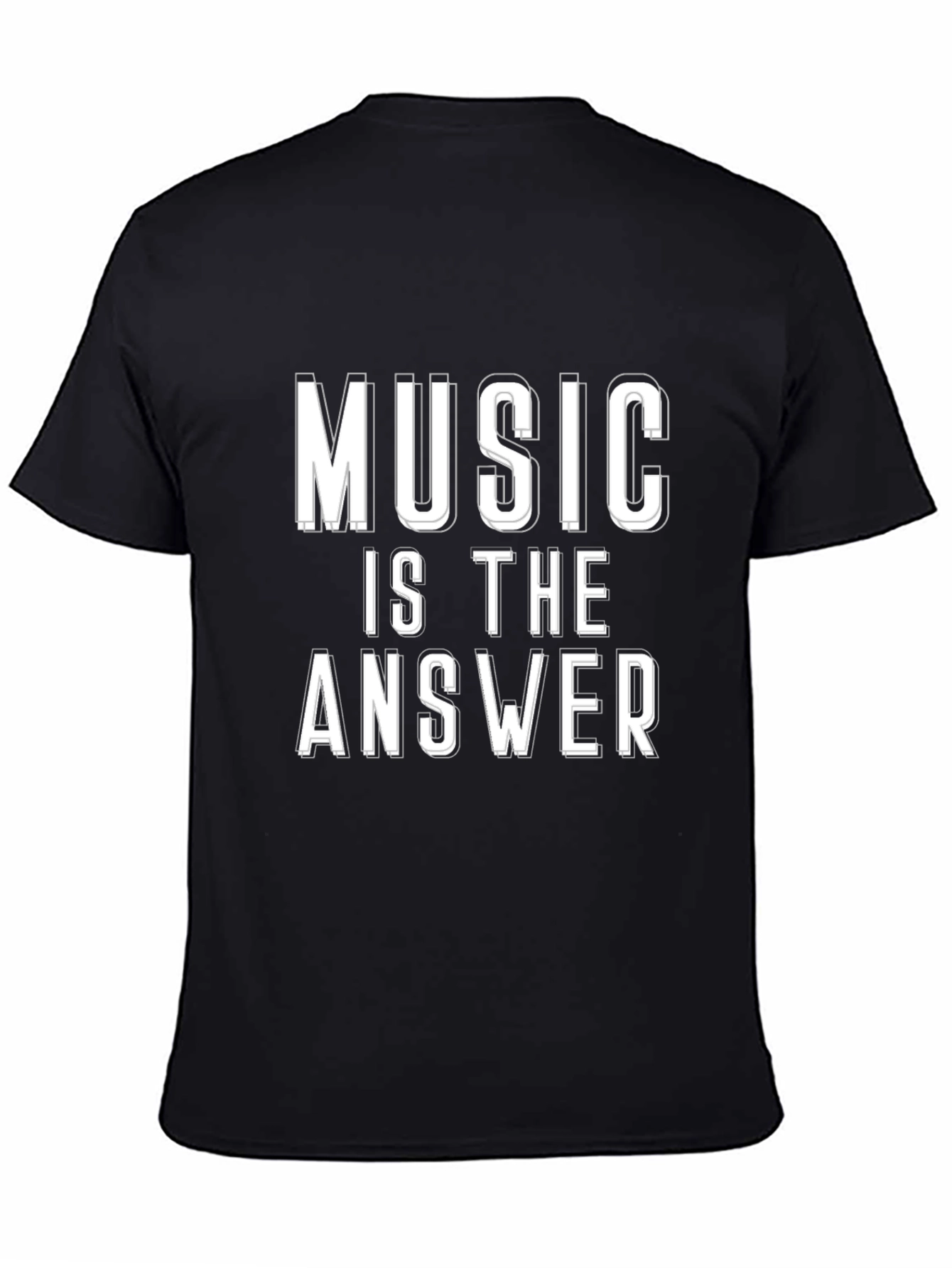 Music is The Answer Graphic Tee - Stylish Unisex T-Shirt