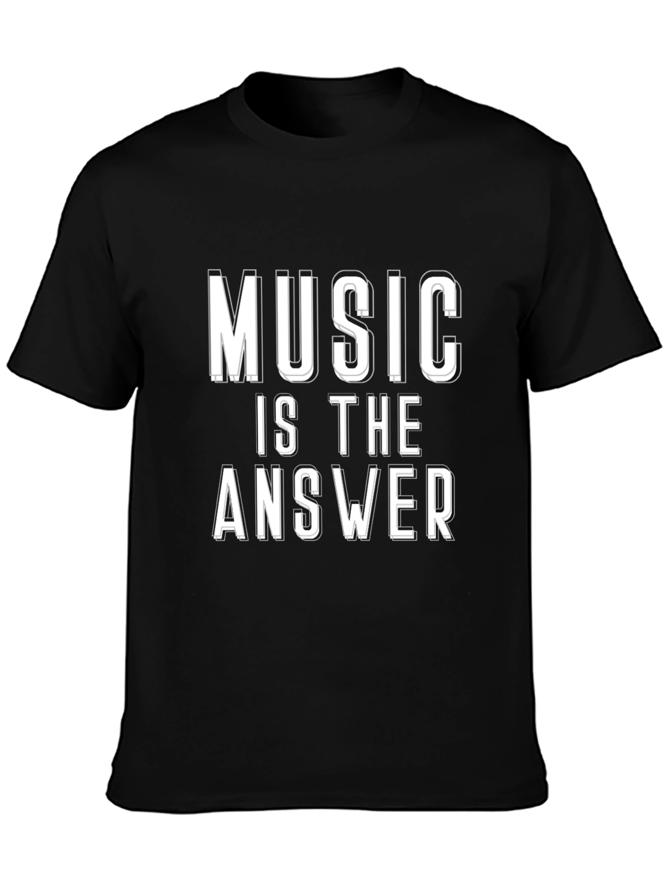 Music is The Answer Graphic Tee - Stylish Unisex T-Shirt