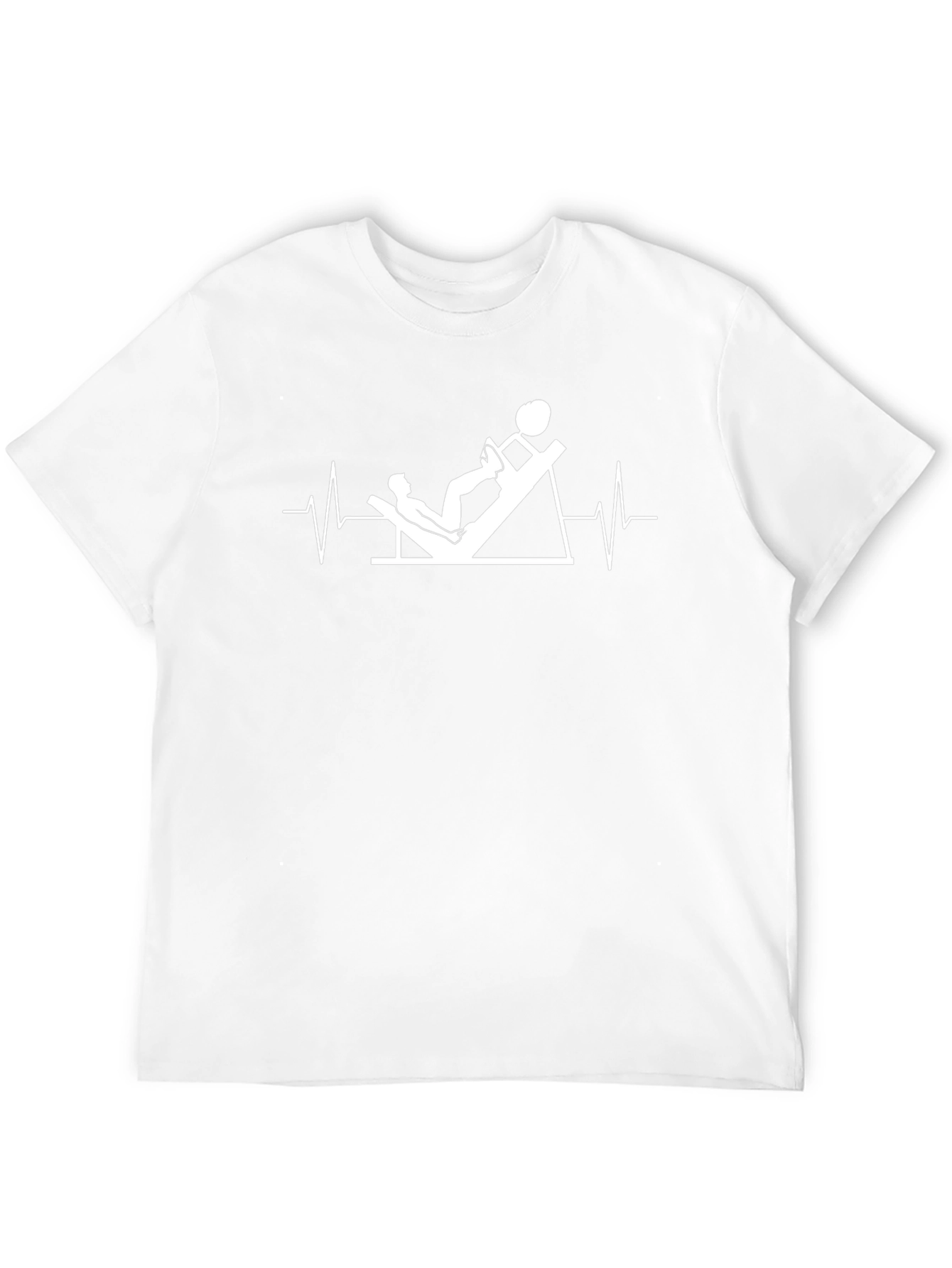 Leg Press Heartbeat Black T-Shirt