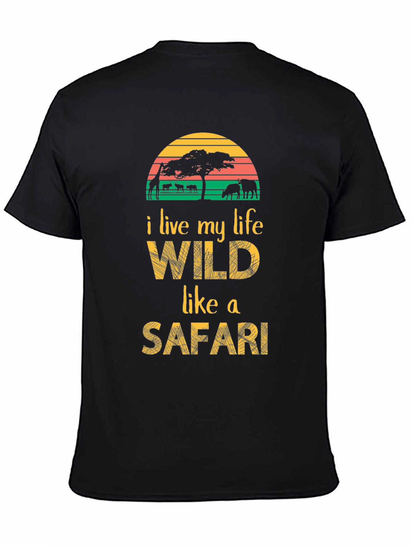 Wild Safari Graphic Tee - Adventure Awaits!