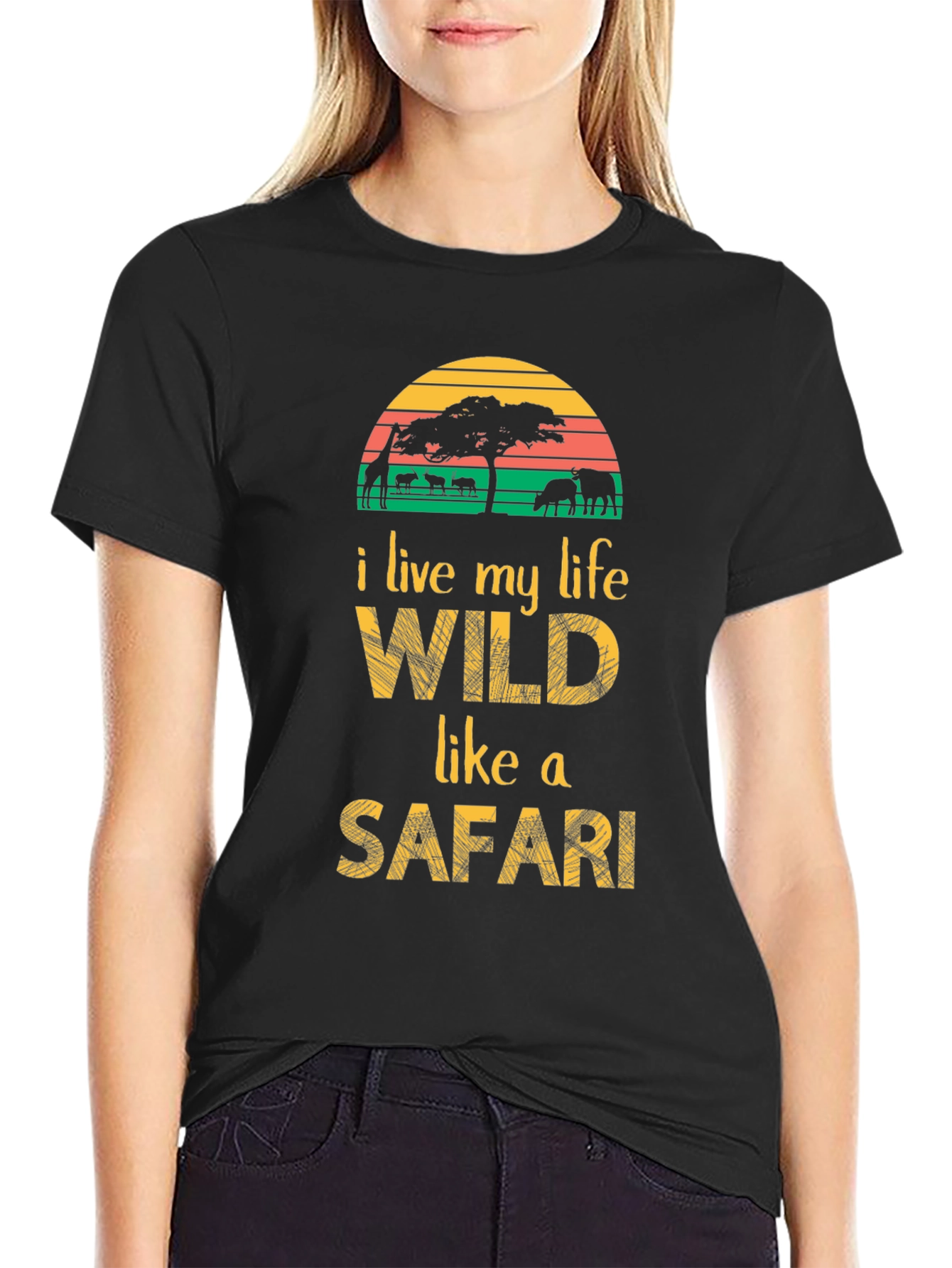 Wild Safari Graphic Tee - Adventure Awaits!