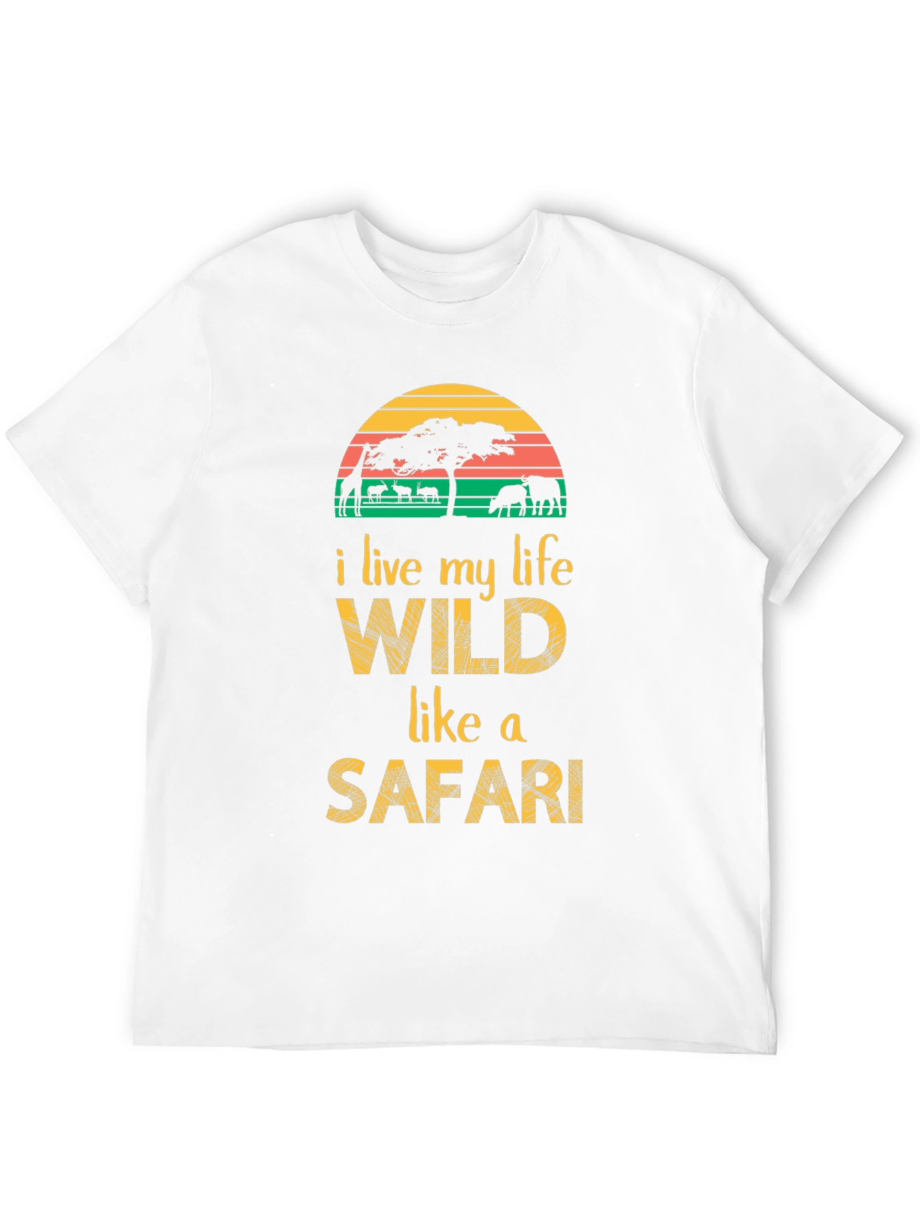 Wild Safari Graphic Tee - Adventure Awaits!