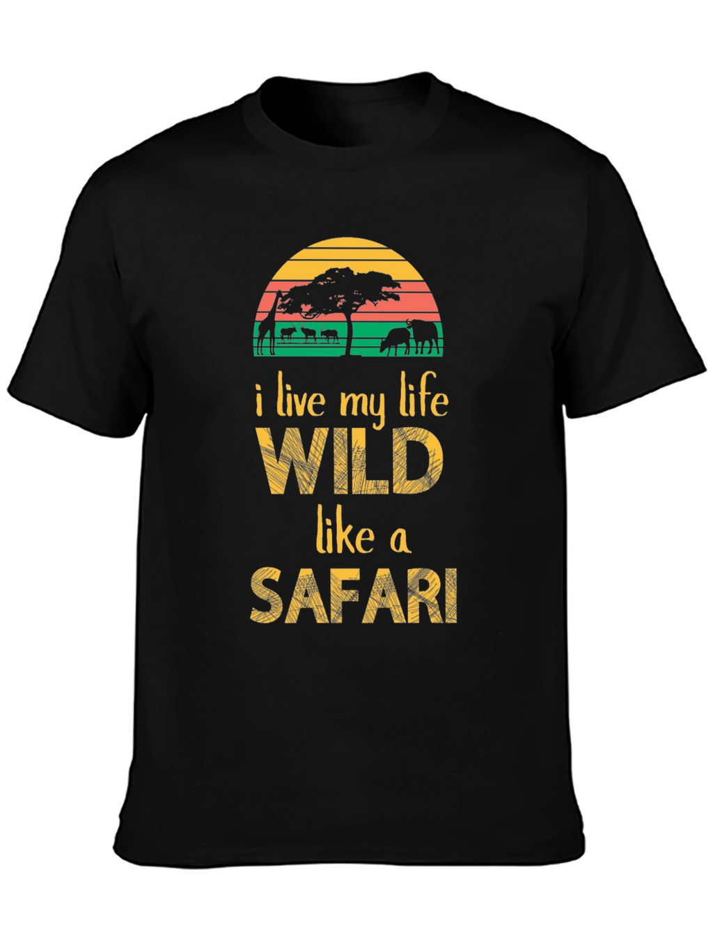 Wild Safari Graphic Tee - Adventure Awaits!