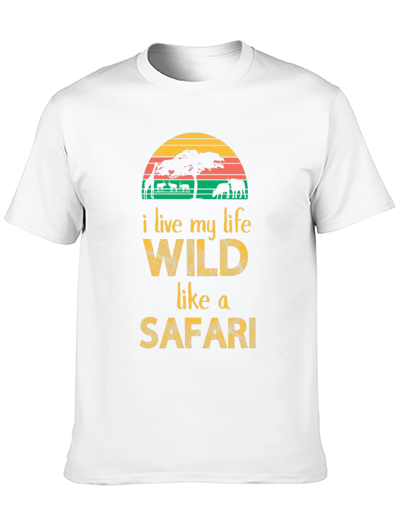 Wild Safari Graphic Tee - Adventure Awaits!