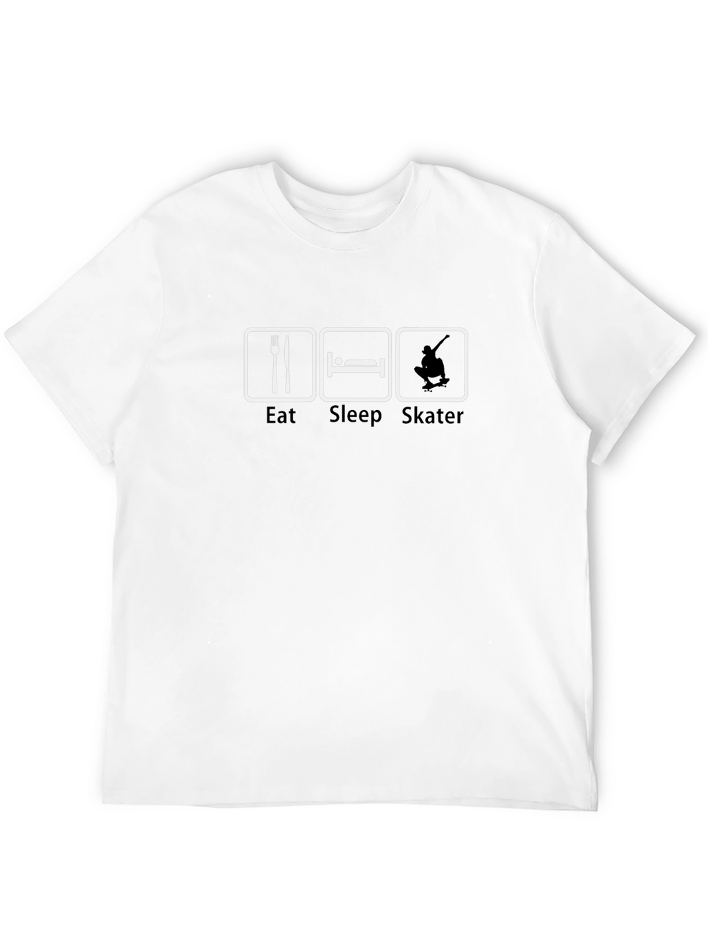 Eat Sleep Skater Black T-Shirt