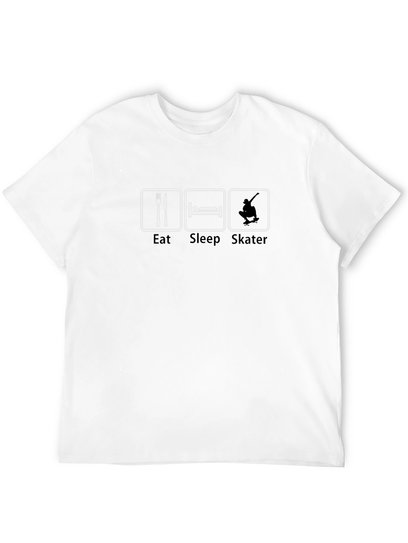 Eat Sleep Skater Black T-Shirt