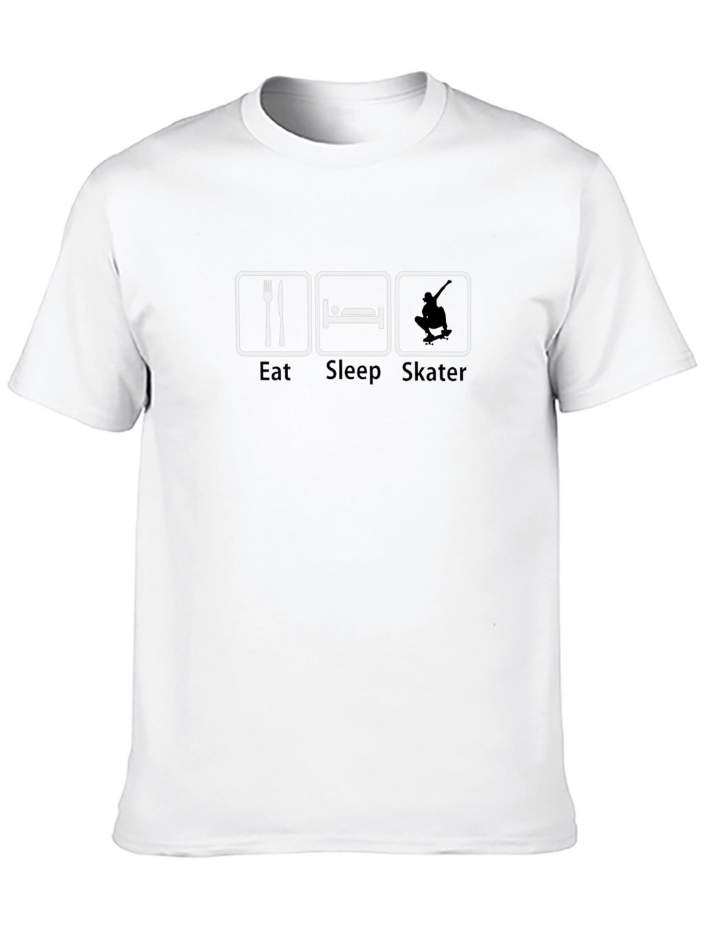 Eat Sleep Skater Black T-Shirt