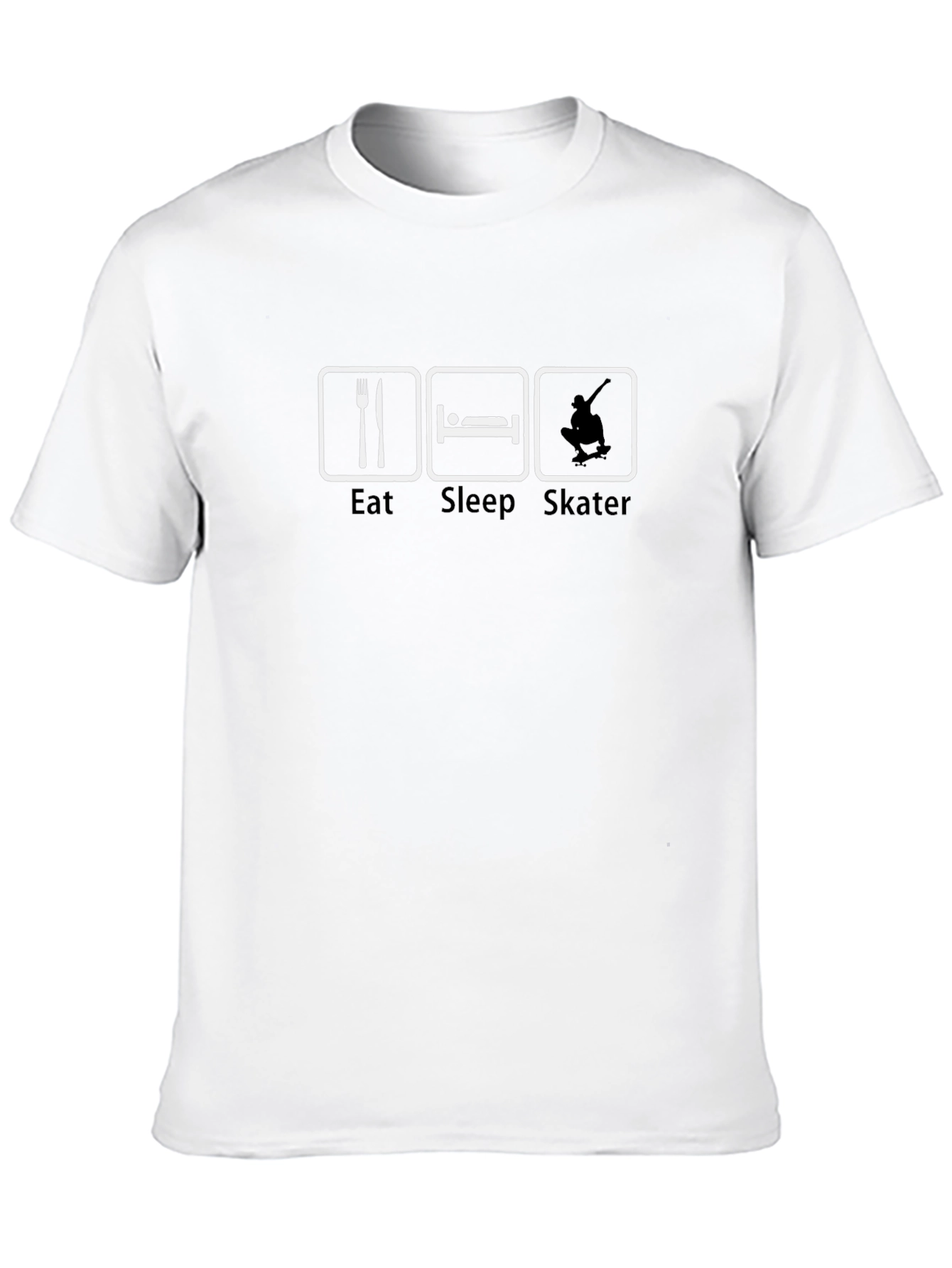 Eat Sleep Skater Black T-Shirt