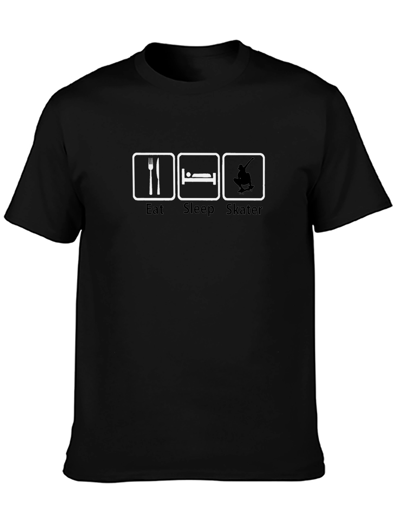 Eat Sleep Skater Black T-Shirt