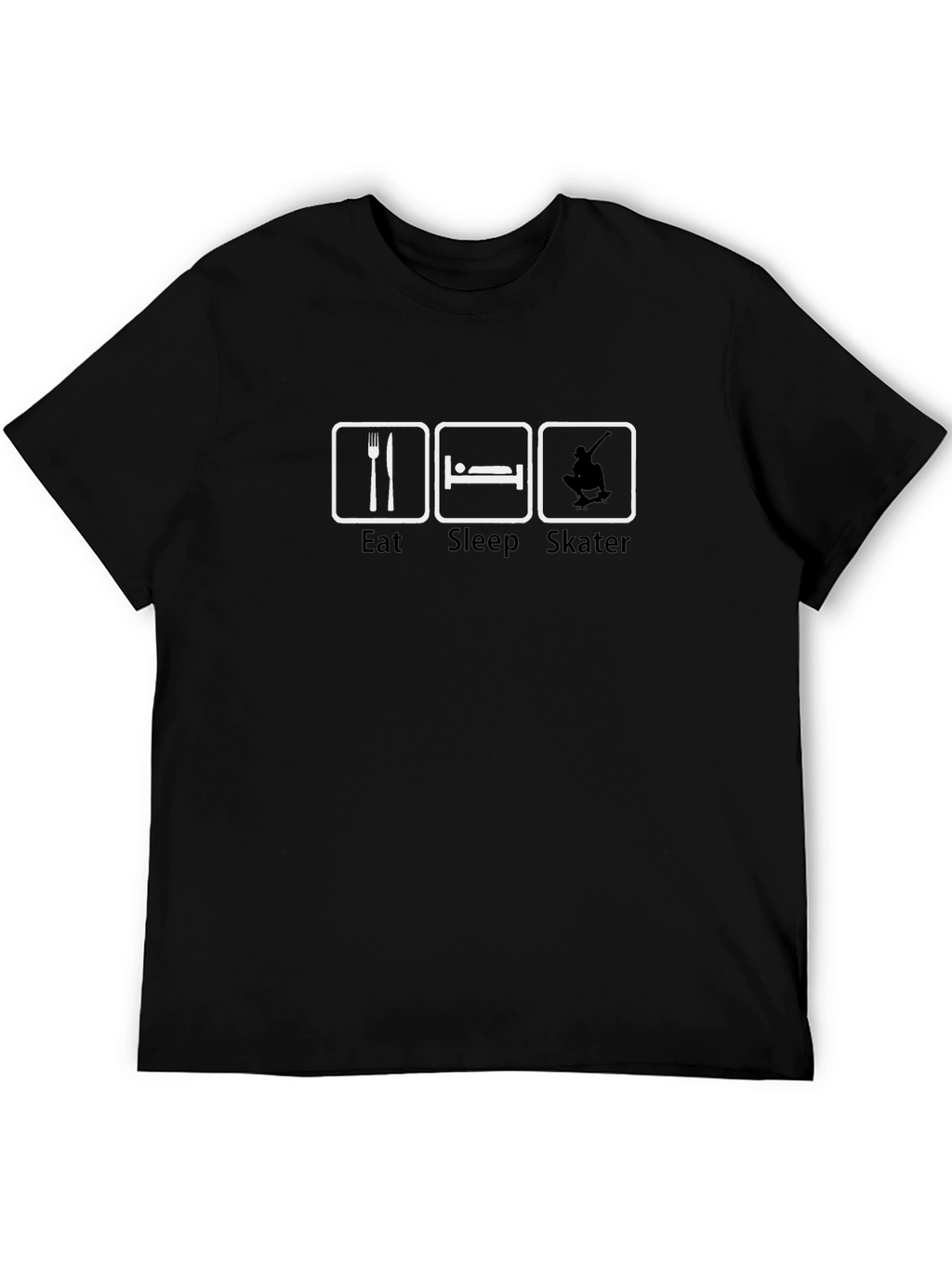 Eat Sleep Skater Black T-Shirt