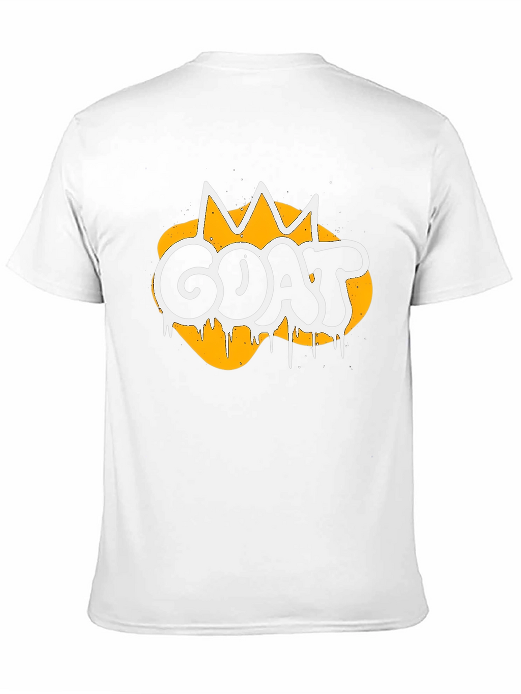GOAT Graphic Tee - Crown Design Black T-Shirt