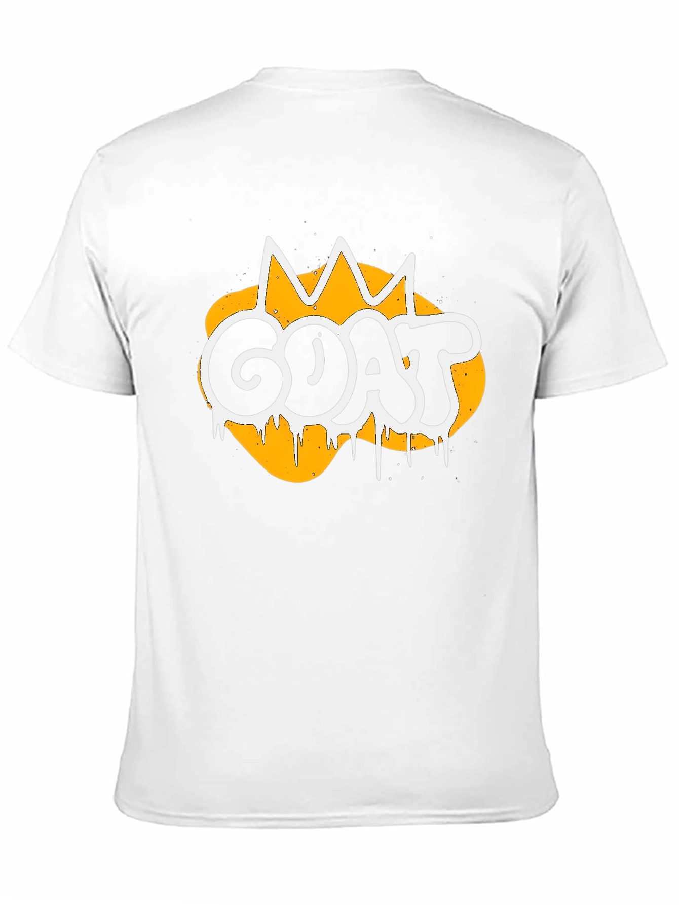 GOAT Graphic Tee - Crown Design Black T-Shirt