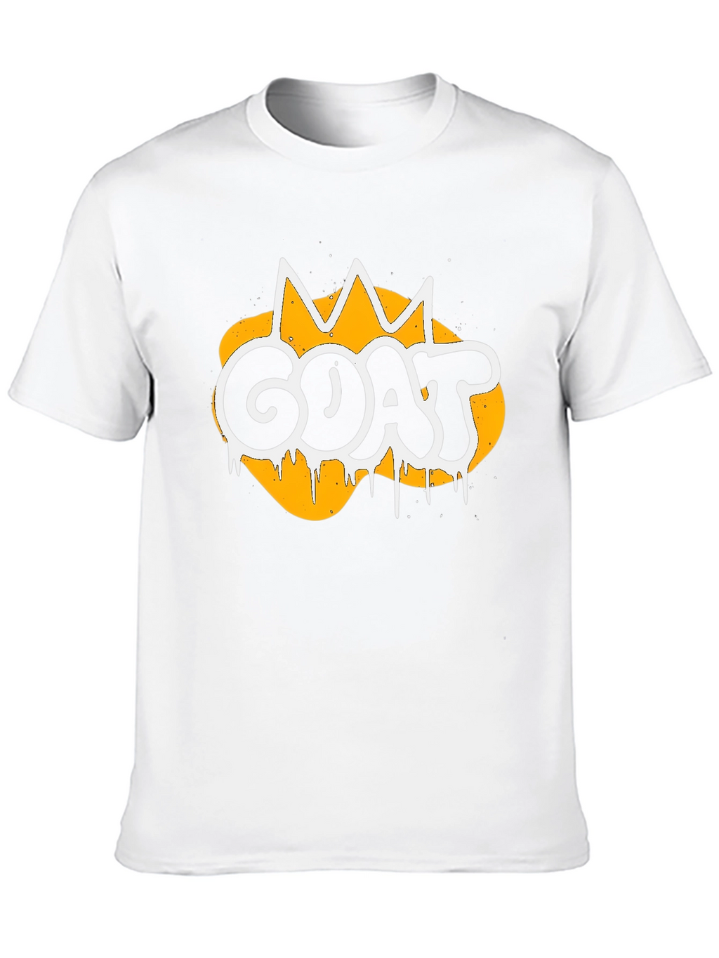 GOAT Graphic Tee - Crown Design Black T-Shirt