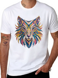 Geometric Animal Graphic Tee