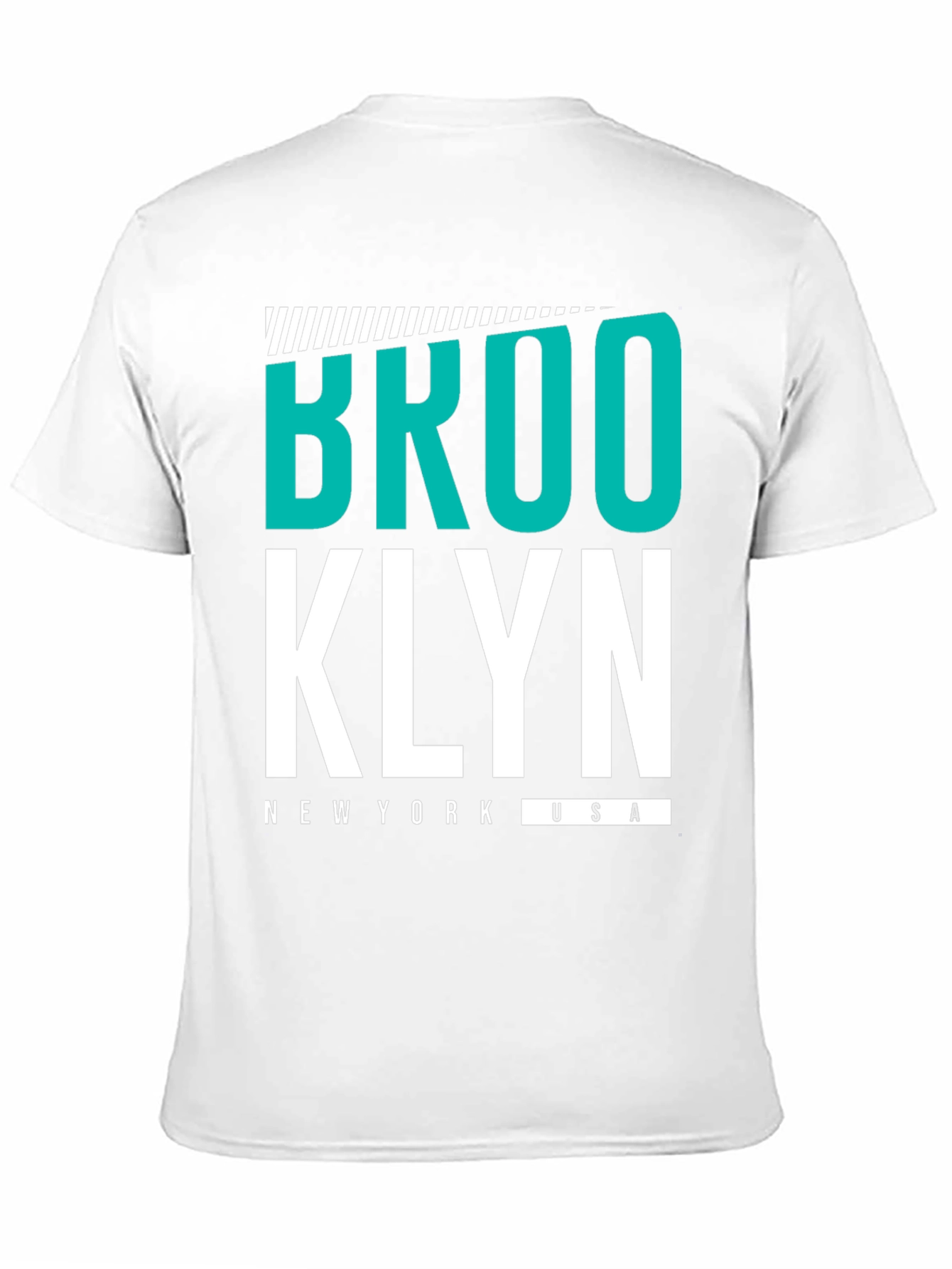 Brooklyn Graphic Tee - Black Cotton Casual T-Shirt