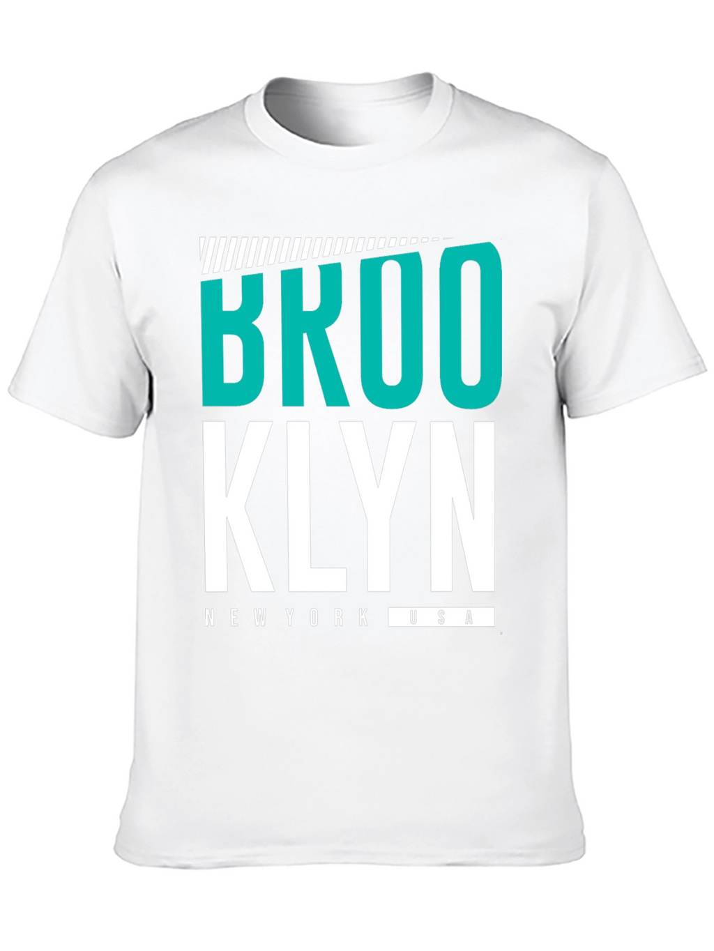 Brooklyn Graphic Tee - Black Cotton Casual T-Shirt