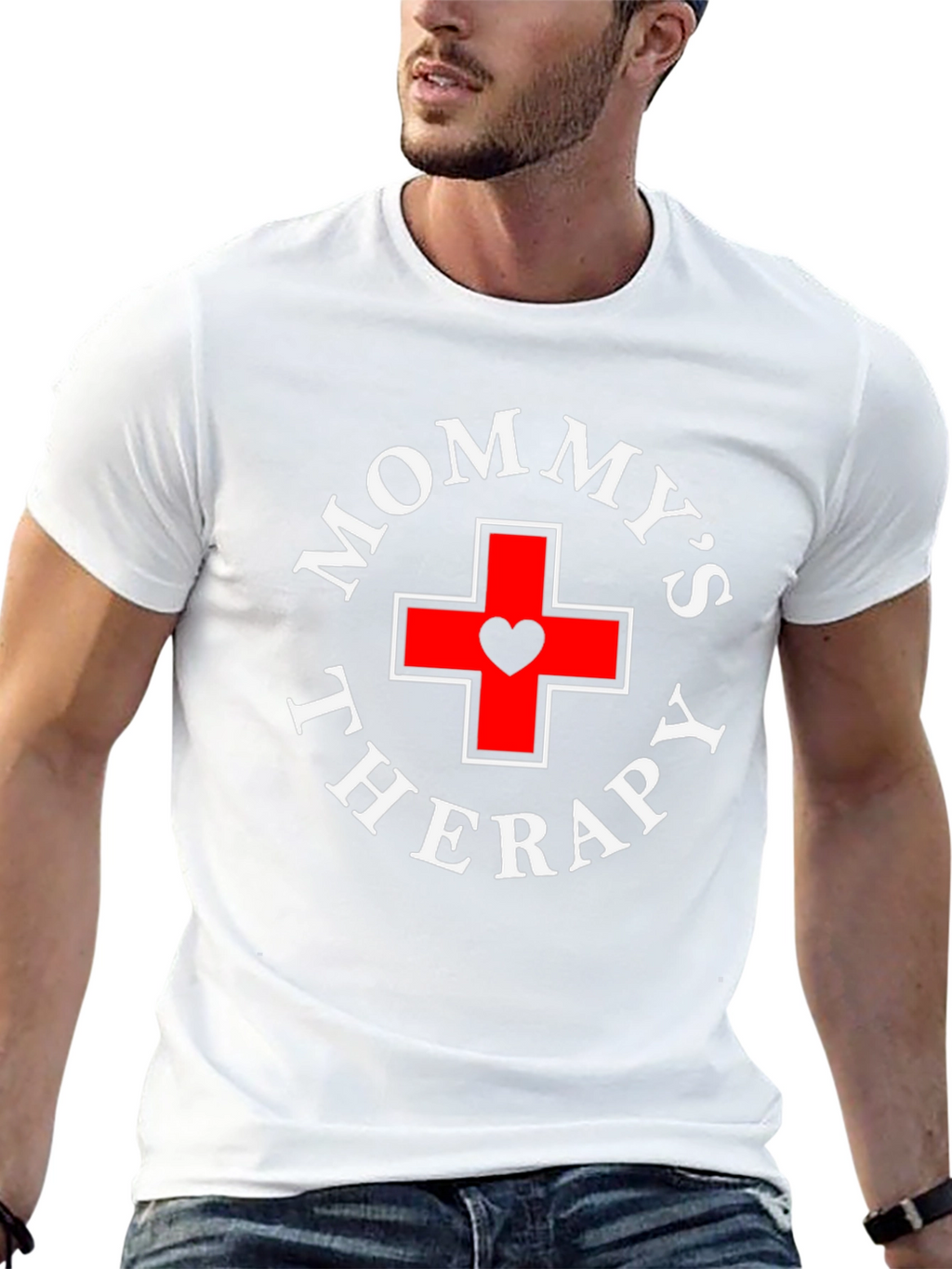 Mommys Therapy T-Shirt - Novelty Graphic Tee
