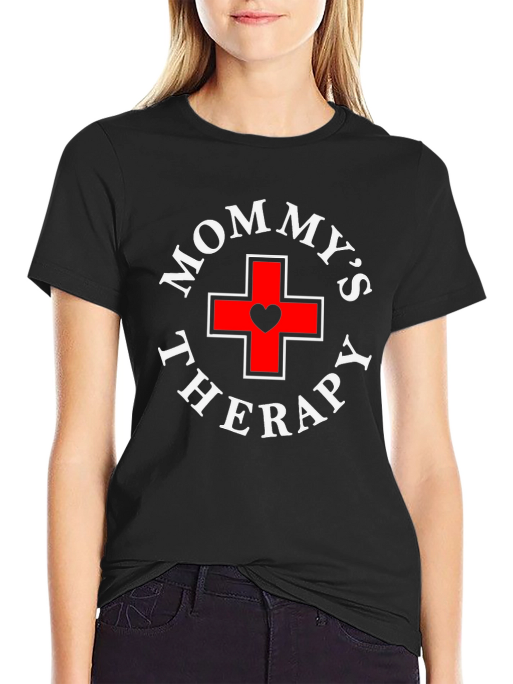 Mommys Therapy T-Shirt - Novelty Graphic Tee
