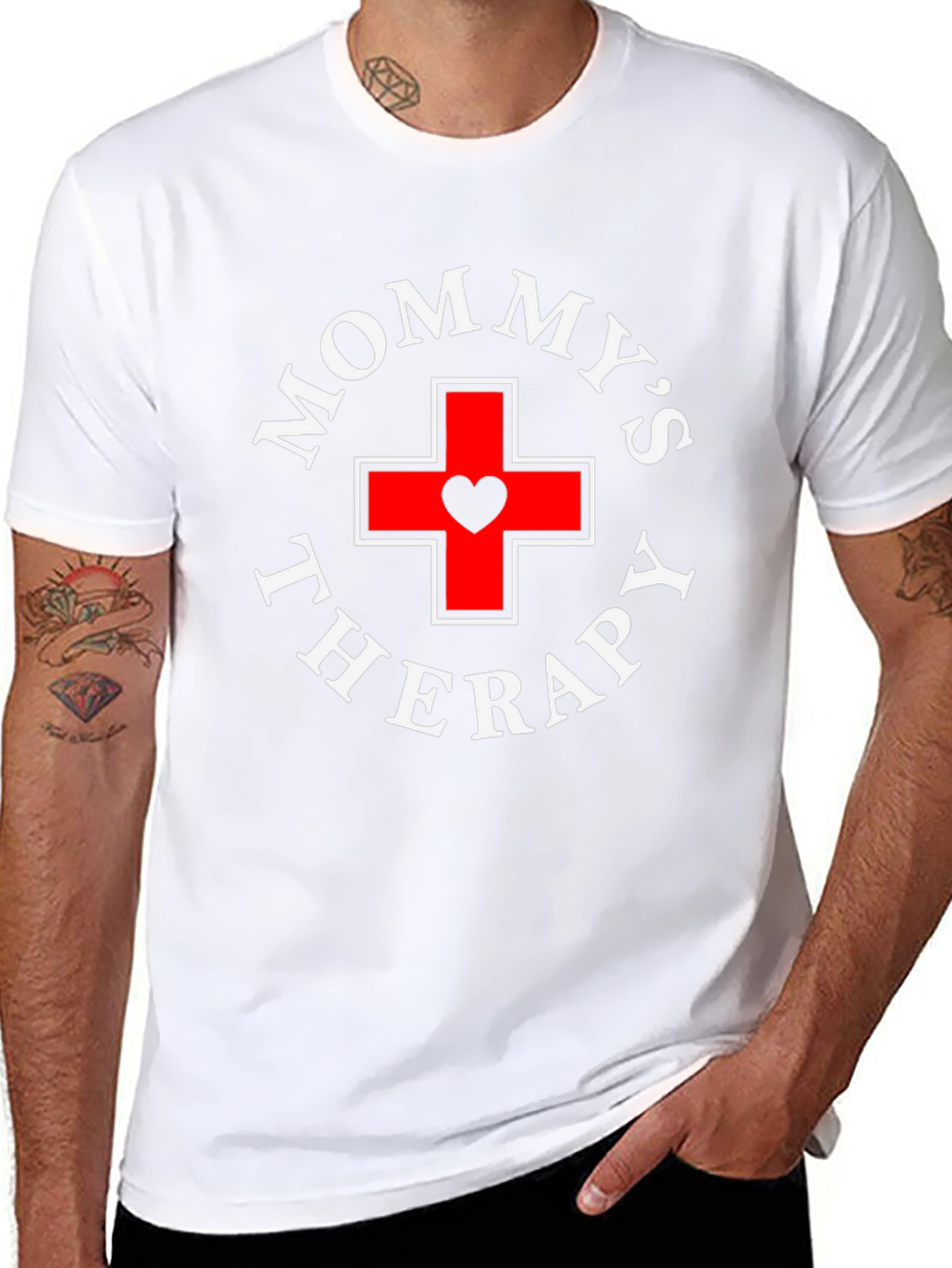 Mommys Therapy T-Shirt - Novelty Graphic Tee