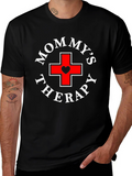 Mommys Therapy T-Shirt - Novelty Graphic Tee