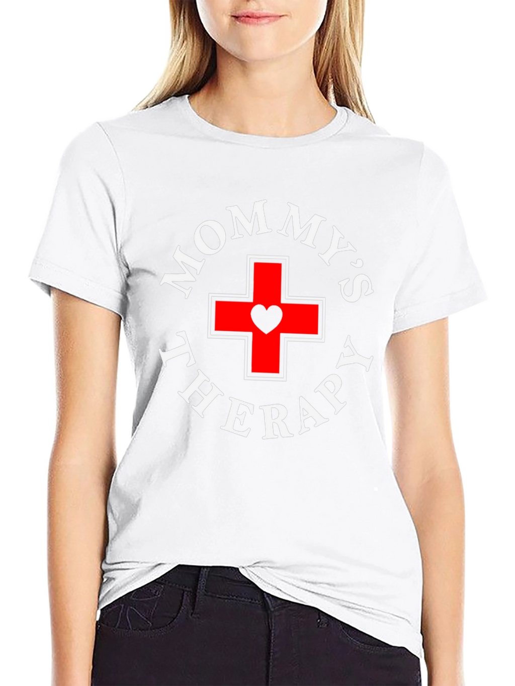 Mommys Therapy T-Shirt - Novelty Graphic Tee