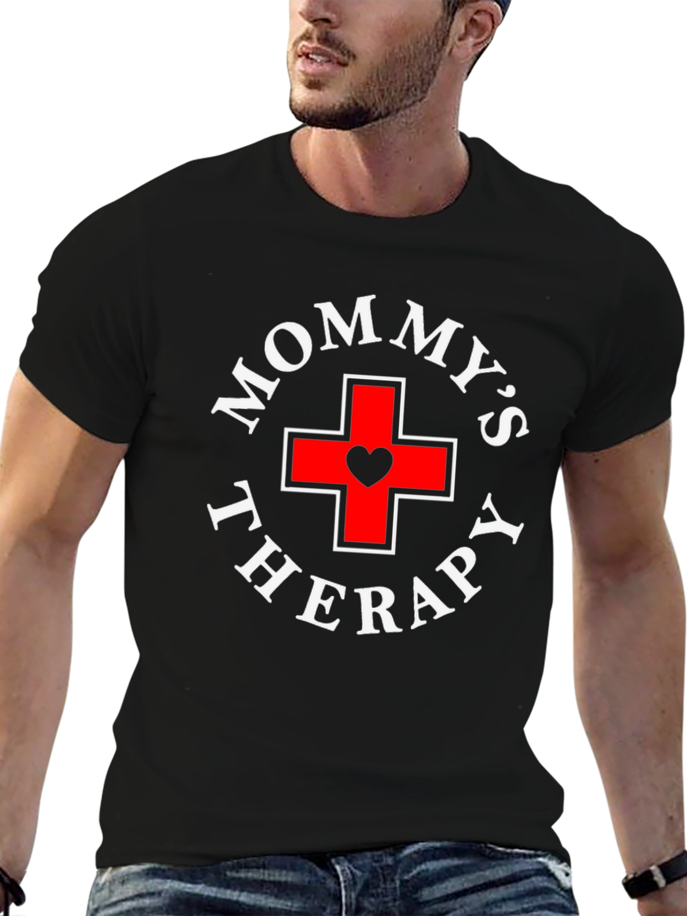 Mommys Therapy T-Shirt - Novelty Graphic Tee